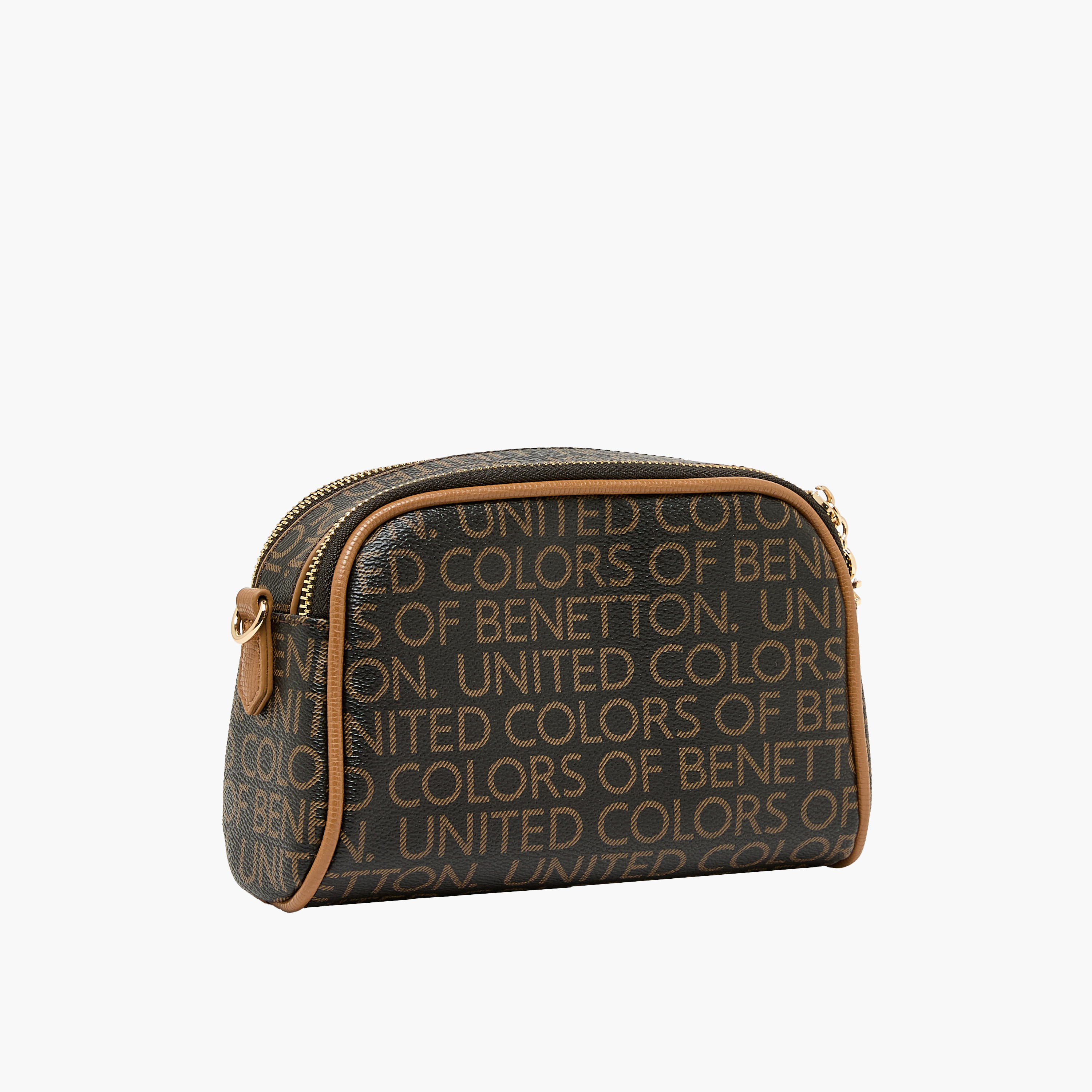 United Colors of Benetton Monogram Print Crossbody Bag with Detachable Pouch-women-bagsandwallets-handbags-image-4