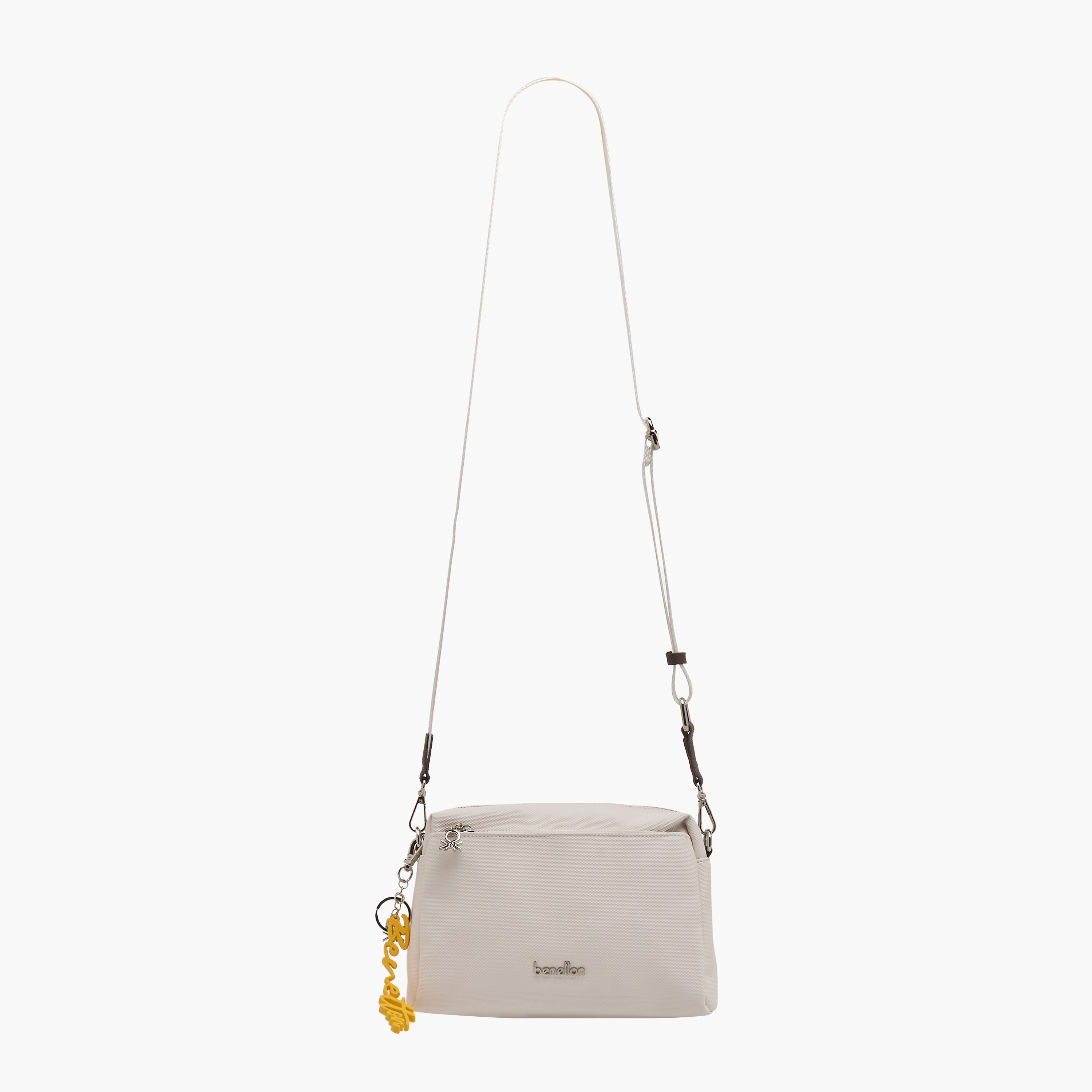 United Colors of Benetton Solid Crossbody Bag with Detachable Strap-women-bagsandwallets-handbags-image-2