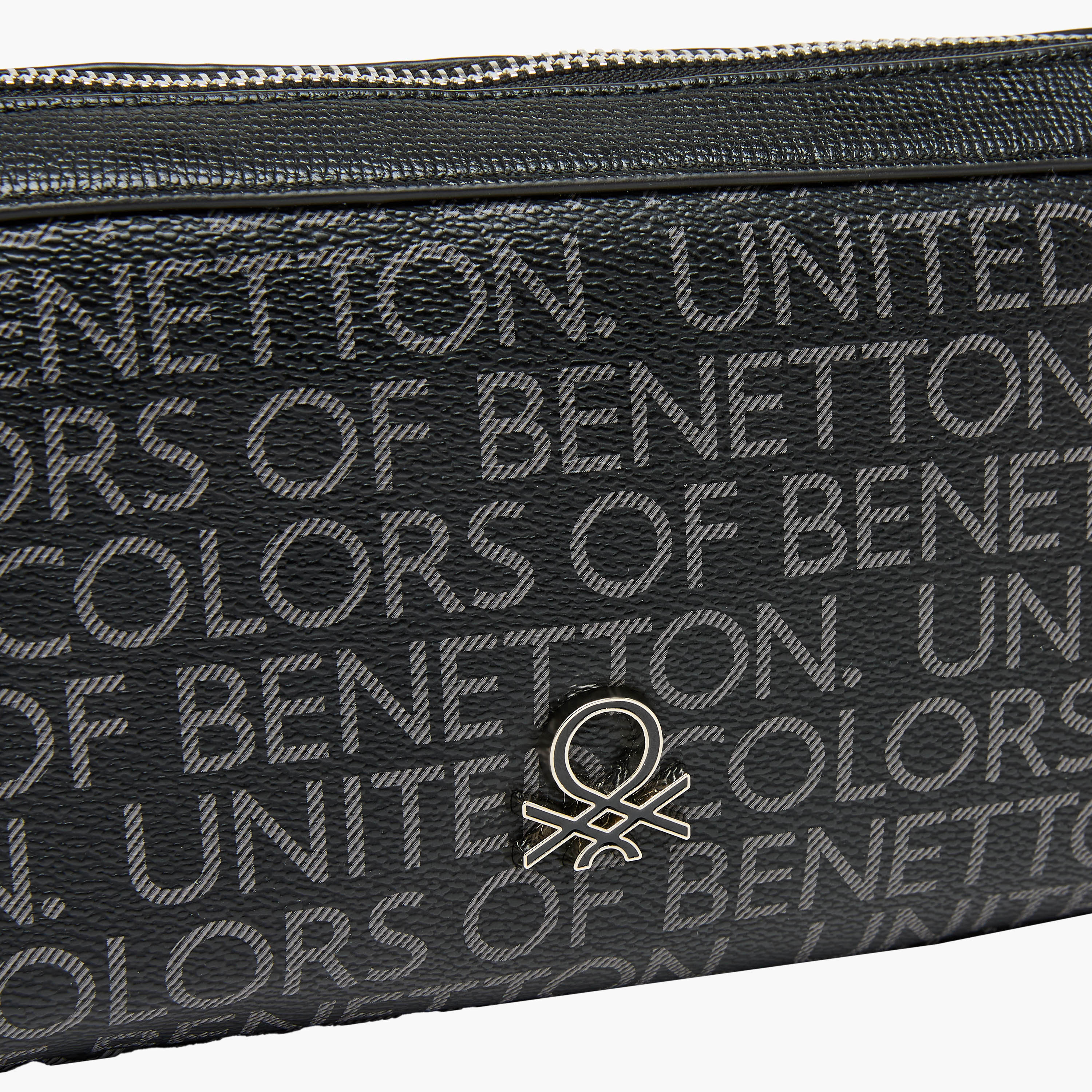 United Colors of Benetton Monogram Crossbody Bag with Chain Detail-women-bagsandwallets-handbags-image-5