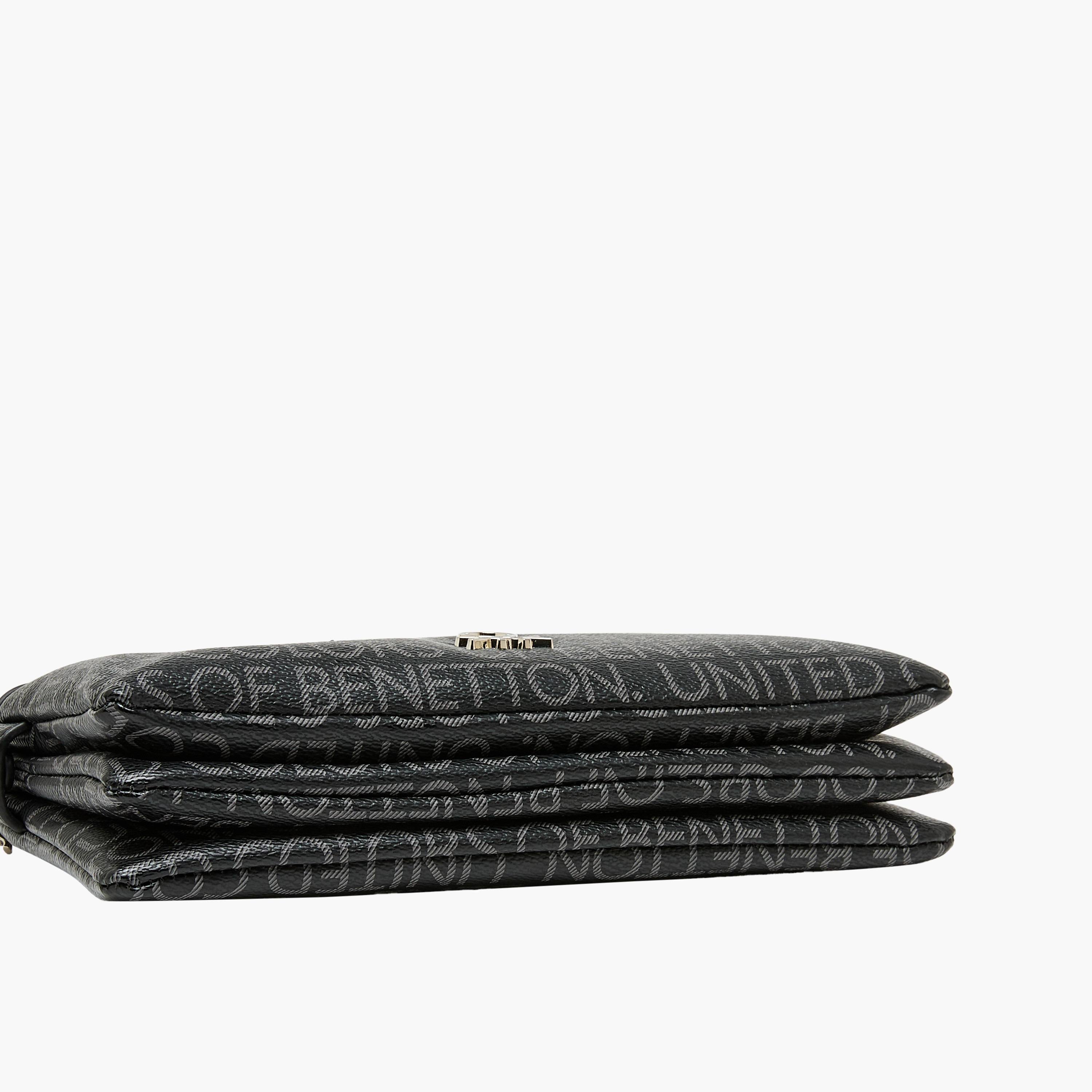 United Colors of Benetton Monogram Crossbody Bag with Chain Detail-women-bagsandwallets-handbags-image-7
