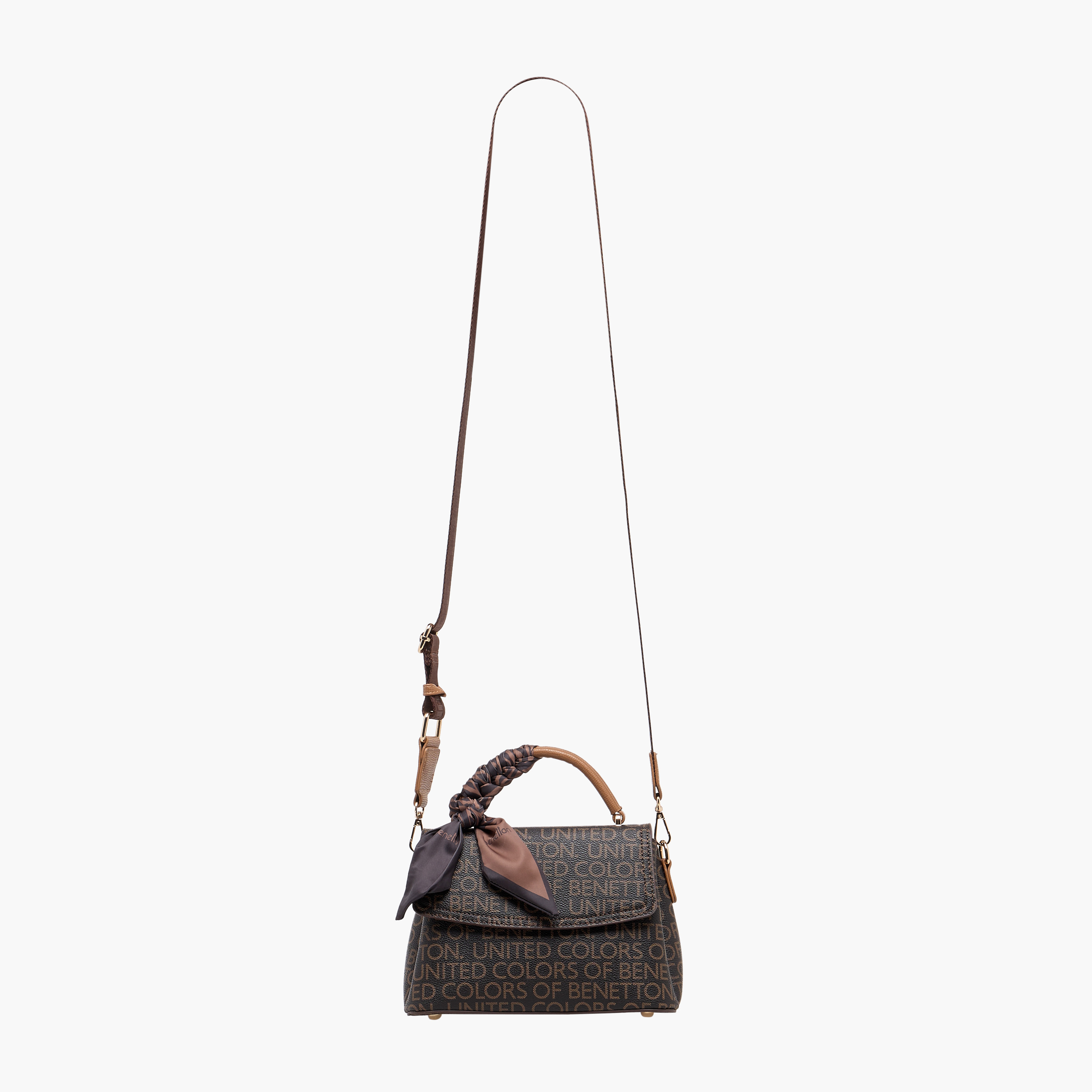 United Colors of Benetton Printed Crossbody Bag with Scarf Accent-women-bagsandwallets-handbags-image-3