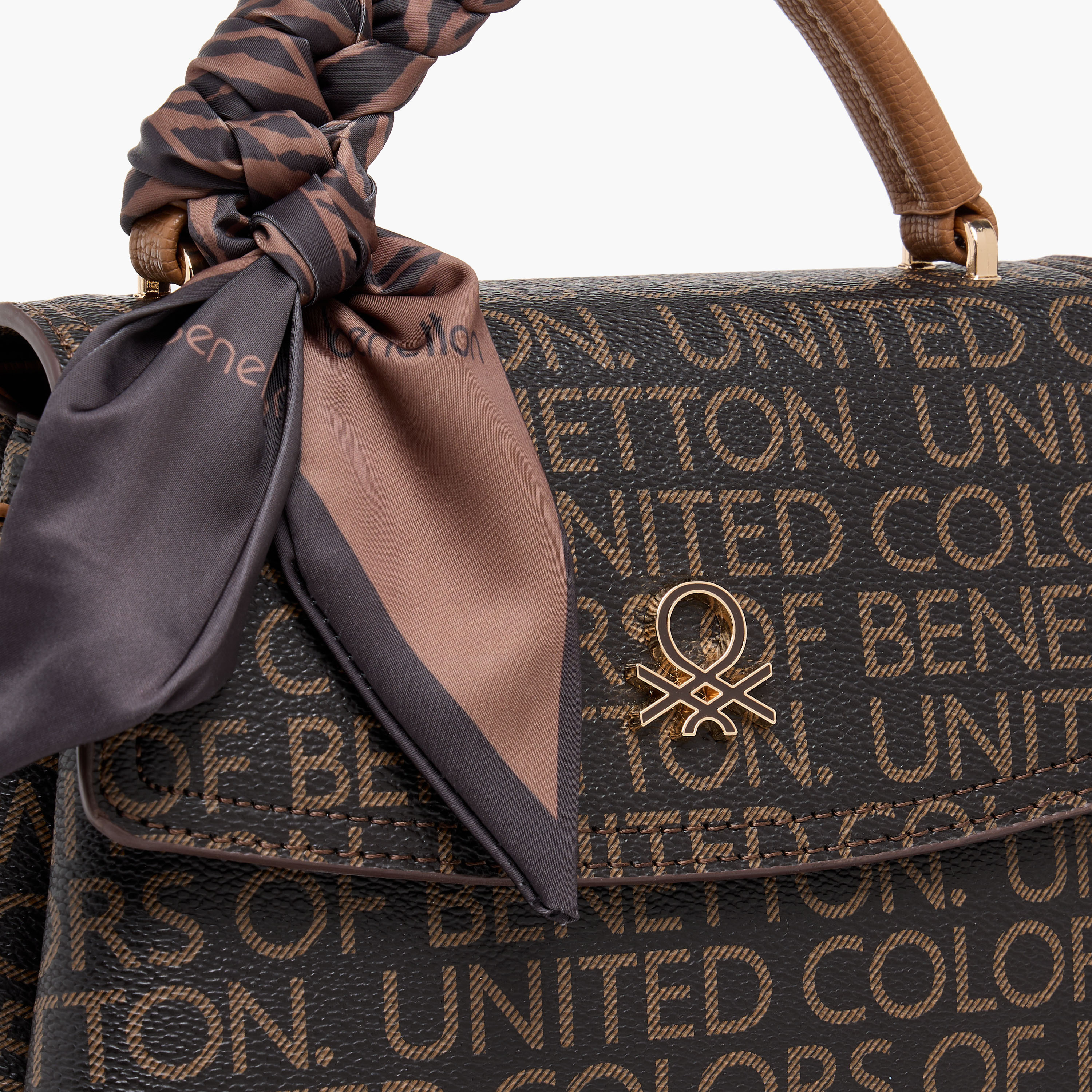 United Colors of Benetton Printed Crossbody Bag with Scarf Accent-women-bagsandwallets-handbags-image-5