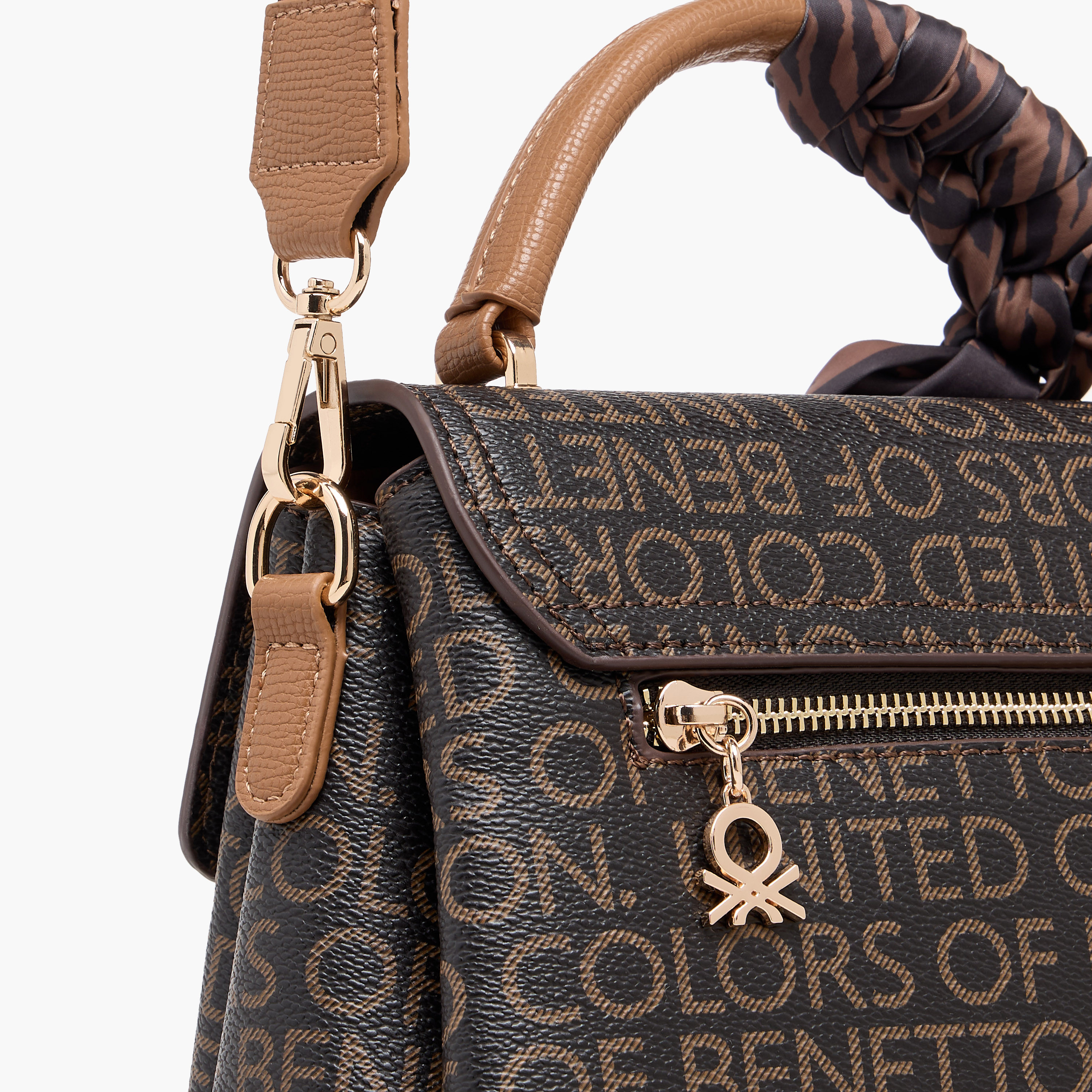 United Colors of Benetton Printed Crossbody Bag with Scarf Accent-women-bagsandwallets-handbags-image-6