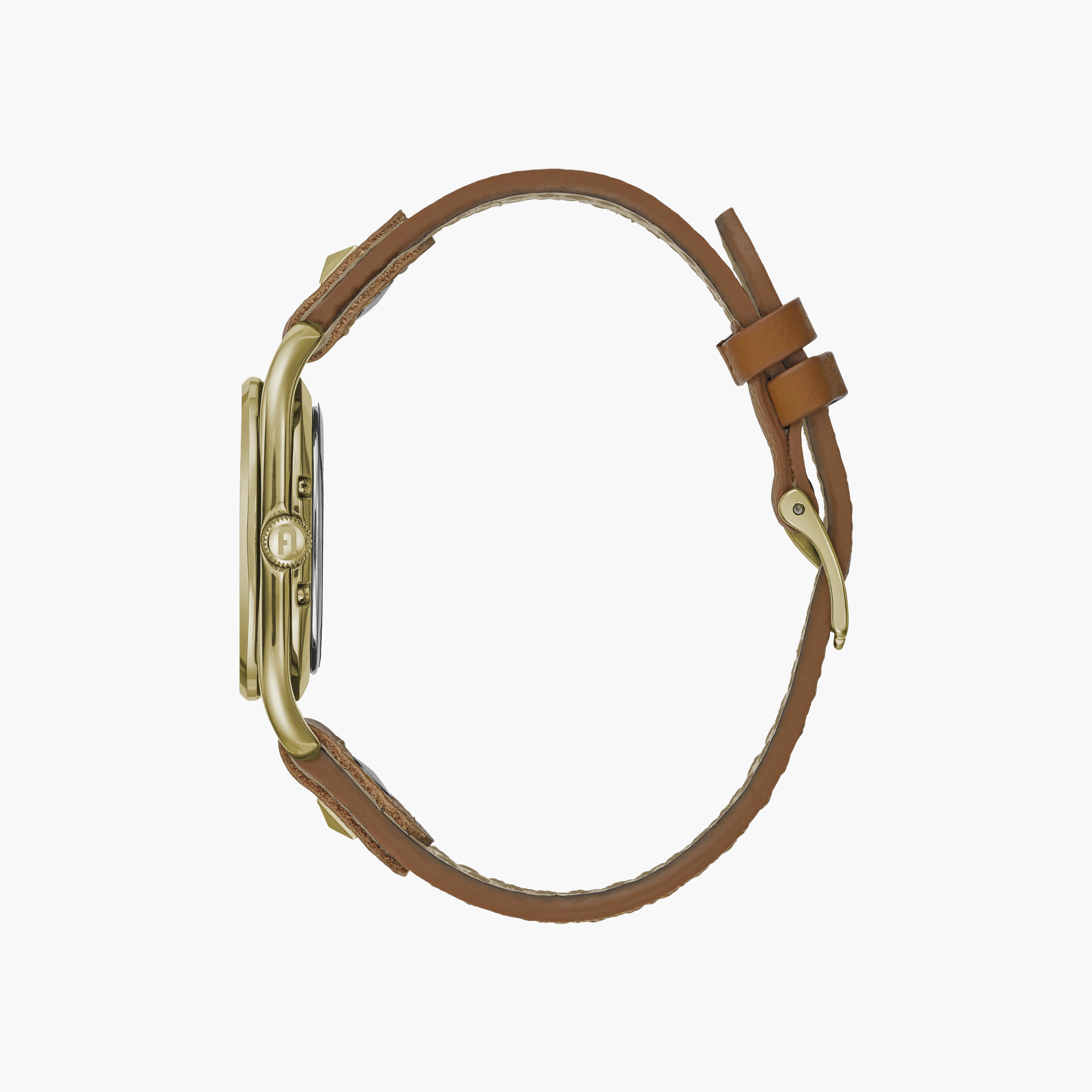 ساعة بيضاوية مرصعة بحزام جلدي-women-watchesandjewellery-watches-image-3