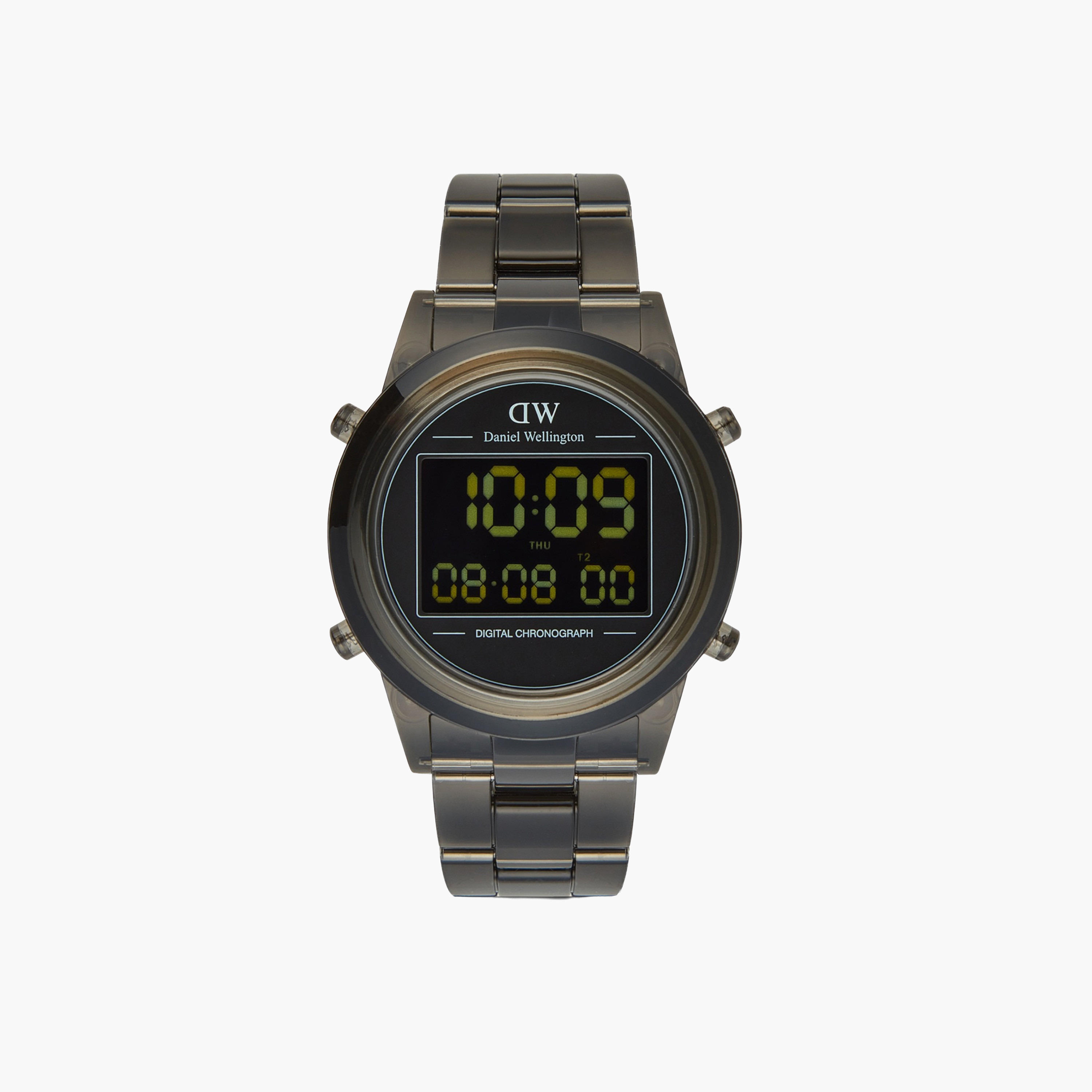 Daniel Wellington Digital Chronograph Link Bracelet Watch 42mm-men-watchesandjewellery-watches-image-1