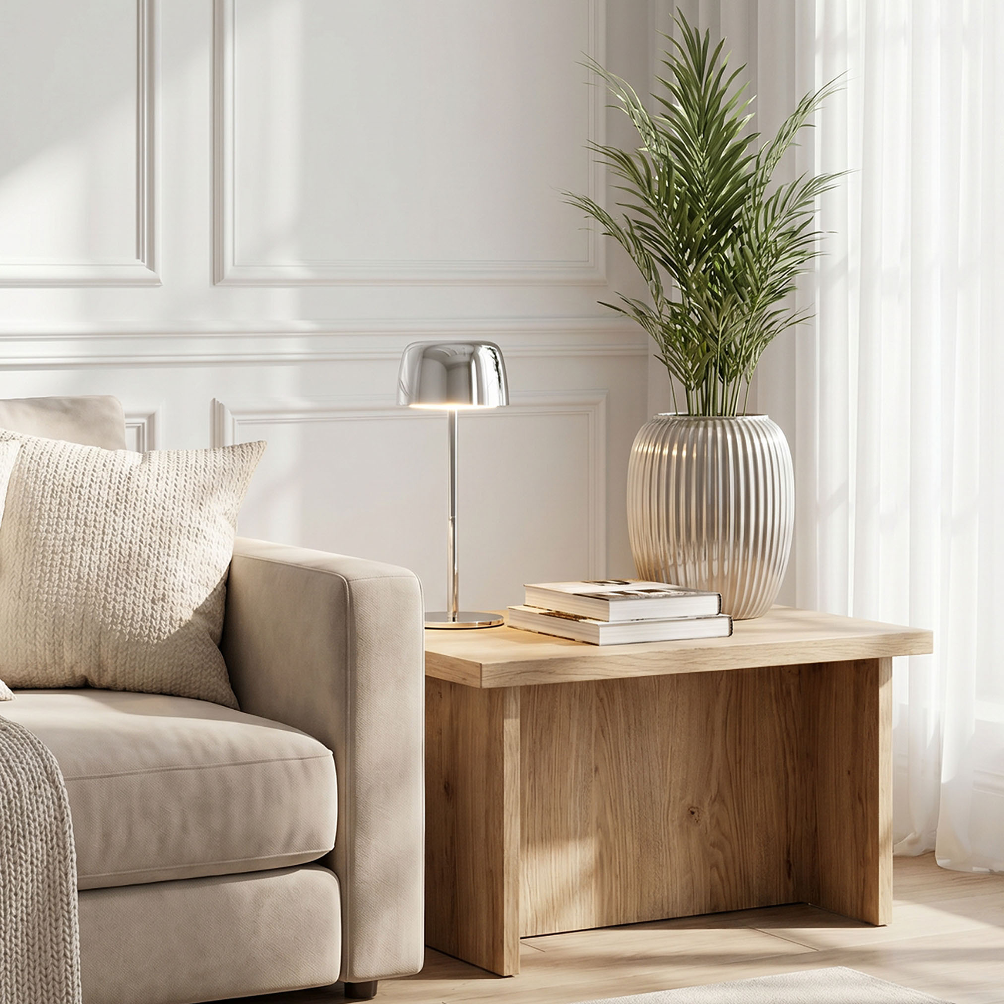 مصباح طاولة بإضاءة إل إي دي قابل لإعادة الشحن - 9x25 سم-household-lighting-tableanddesklamps-image-5