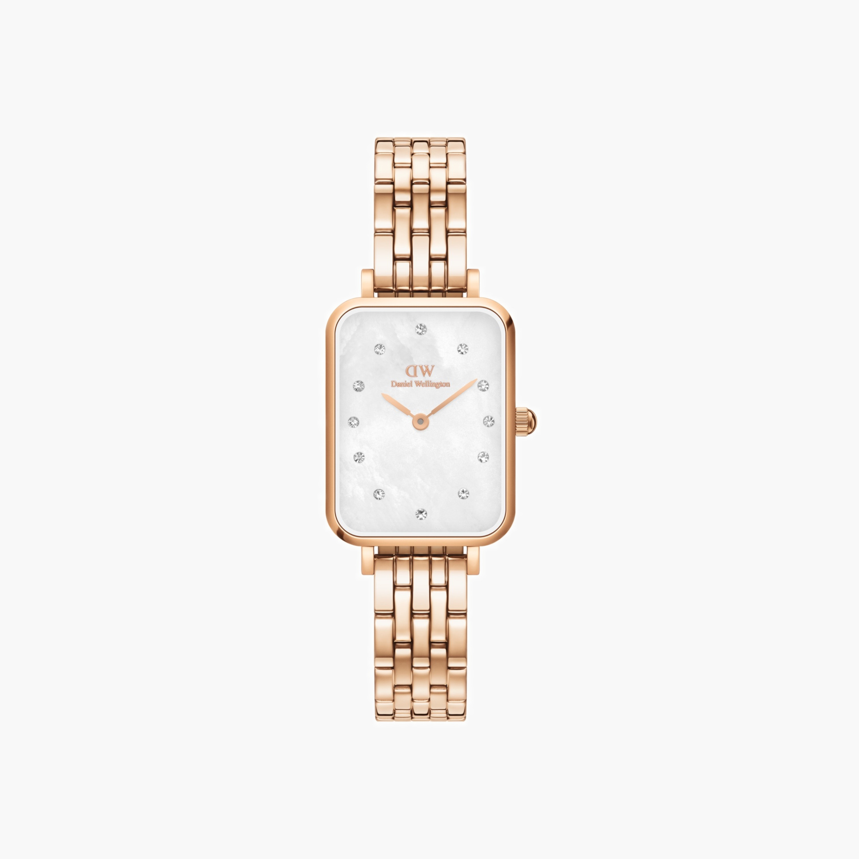 Daniel Wellington Quadro Lumine Rectangular Crystal Watch-women-watchesandjewellery-watches-image-1