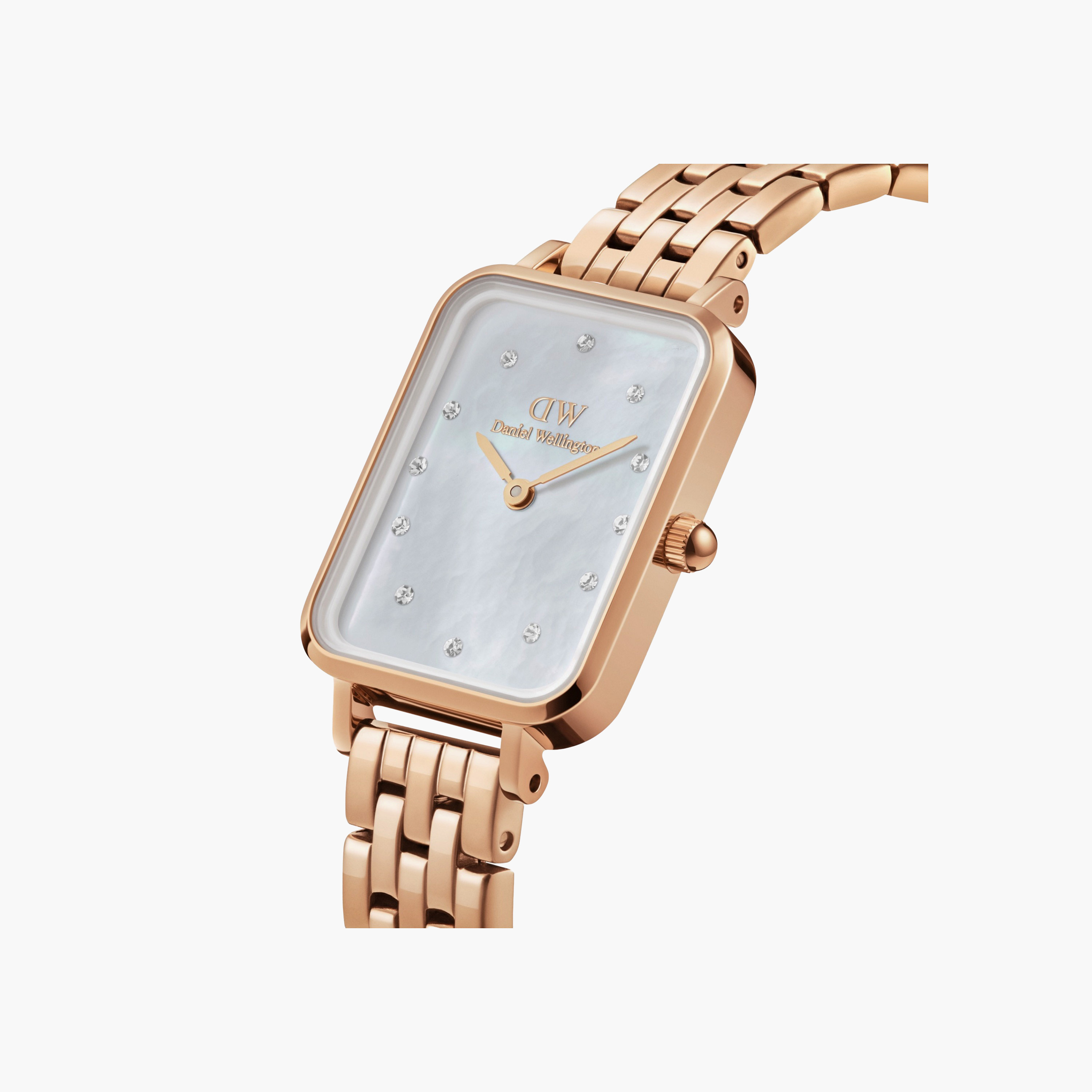Daniel Wellington Quadro Lumine Rectangular Crystal Watch-women-watchesandjewellery-watches-image-2