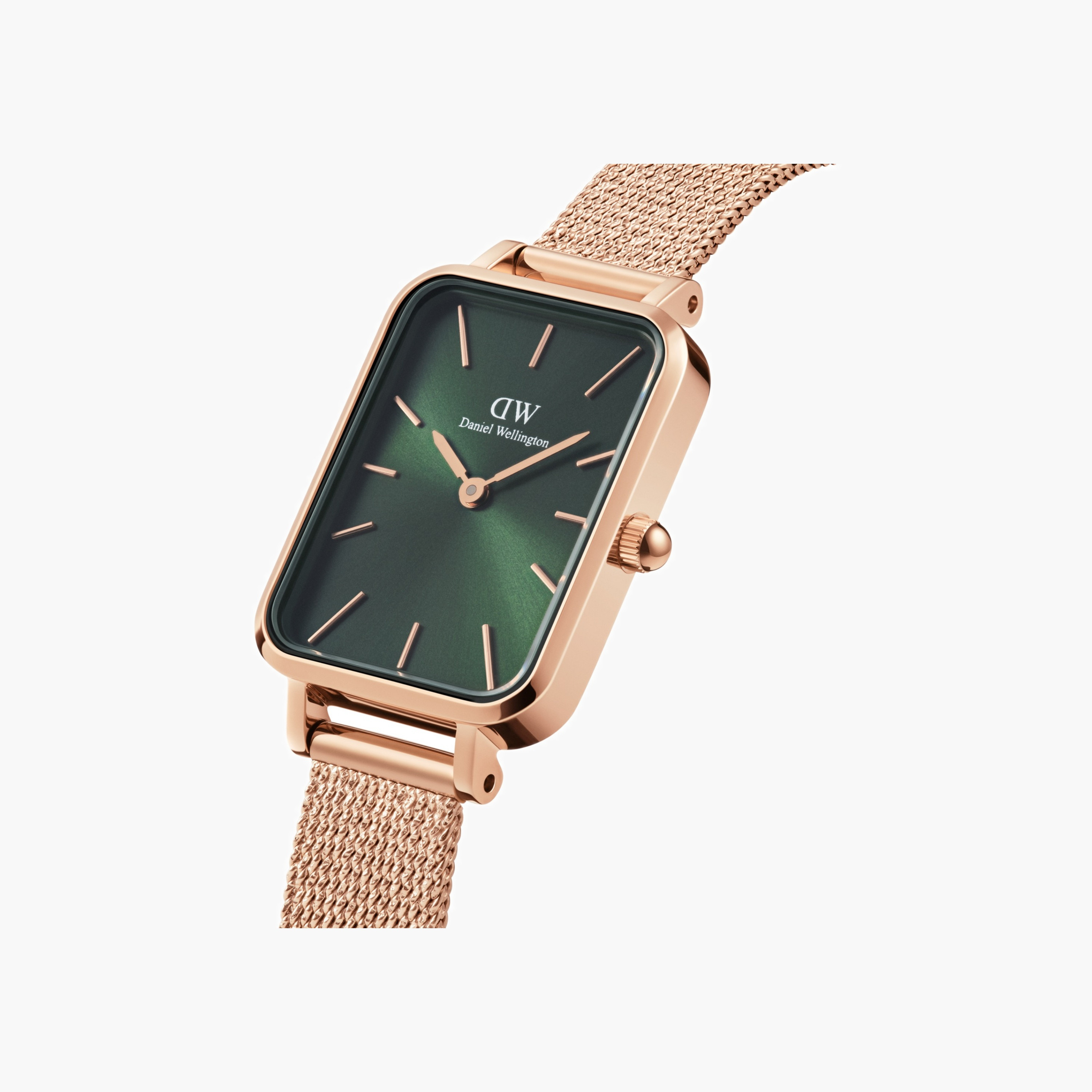 ساعة يد مستطيلة بسوار شبكي 20x26 مم-women-watchesandjewellery-watches-image-2