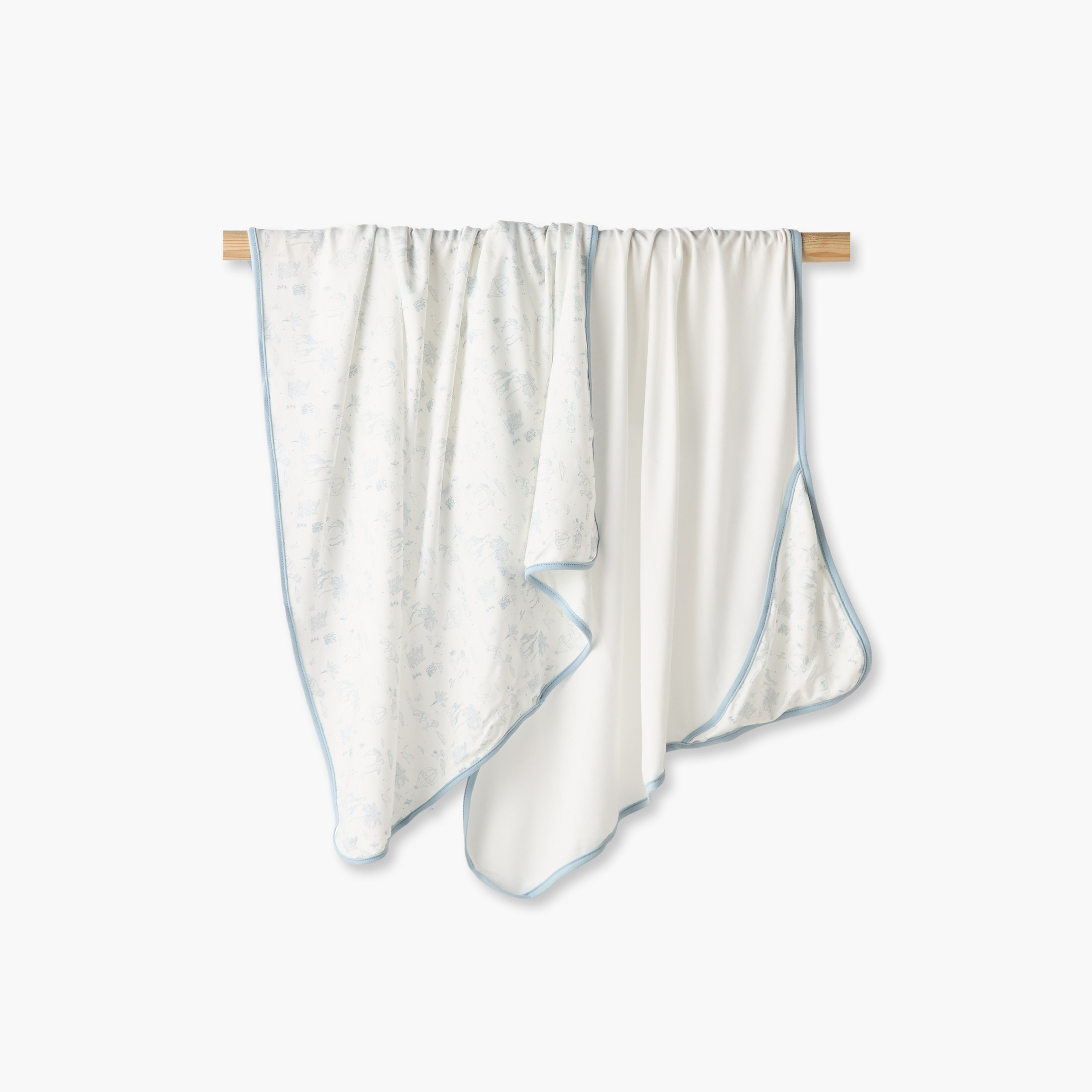 Giggles Bamboo Safari Print Receiving Blanket - Pack of 2-baby-nursery-blanketsandswaddles-receivingblankets-image-1