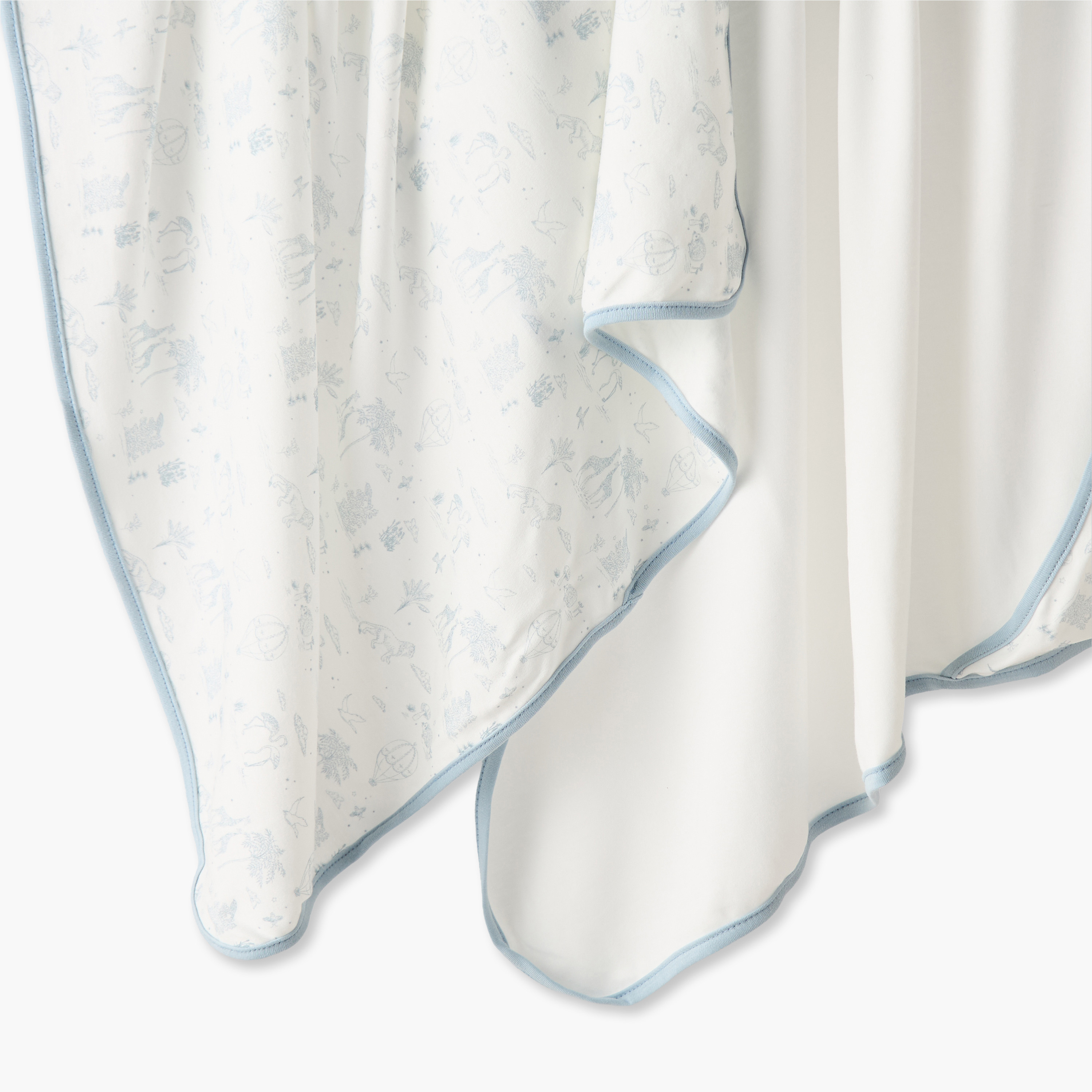 Giggles Bamboo Safari Print Receiving Blanket - Pack of 2-baby-nursery-blanketsandswaddles-receivingblankets-image-4