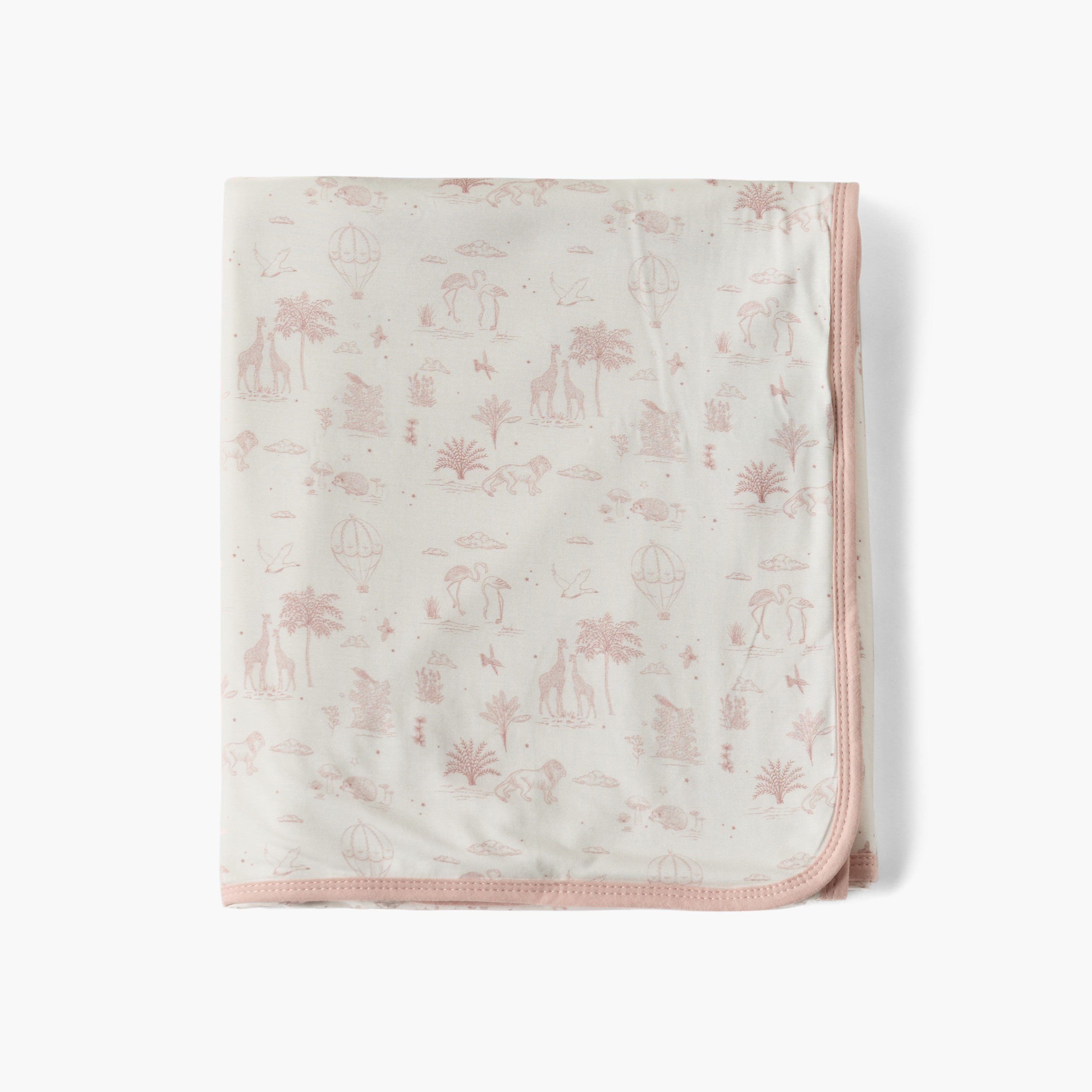 Giggles Velour Safari Print Raschel Blanket-baby-nursery-blanketsandswaddles-blanketsandquilts-image-3