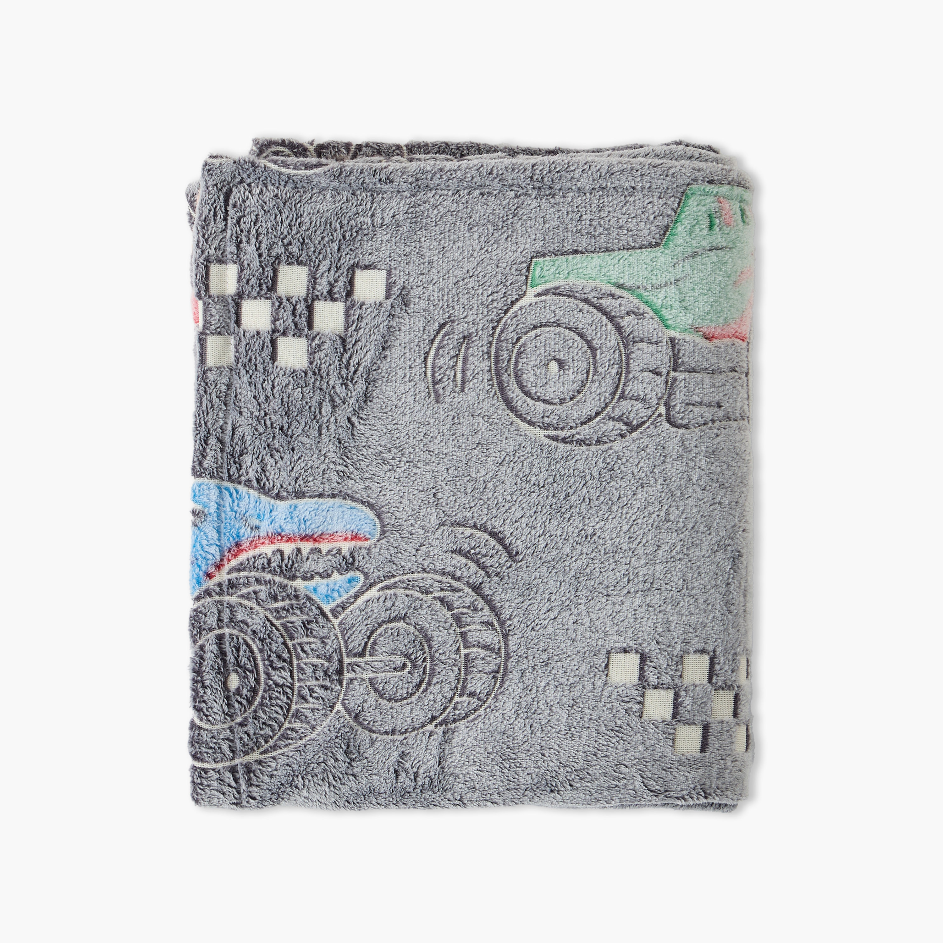 Juniors Raschel Blanket with Glow in the Dark Car Print, 150x200 cm-baby-nursery-blanketsandswaddles-blanketsandquilts-image-3