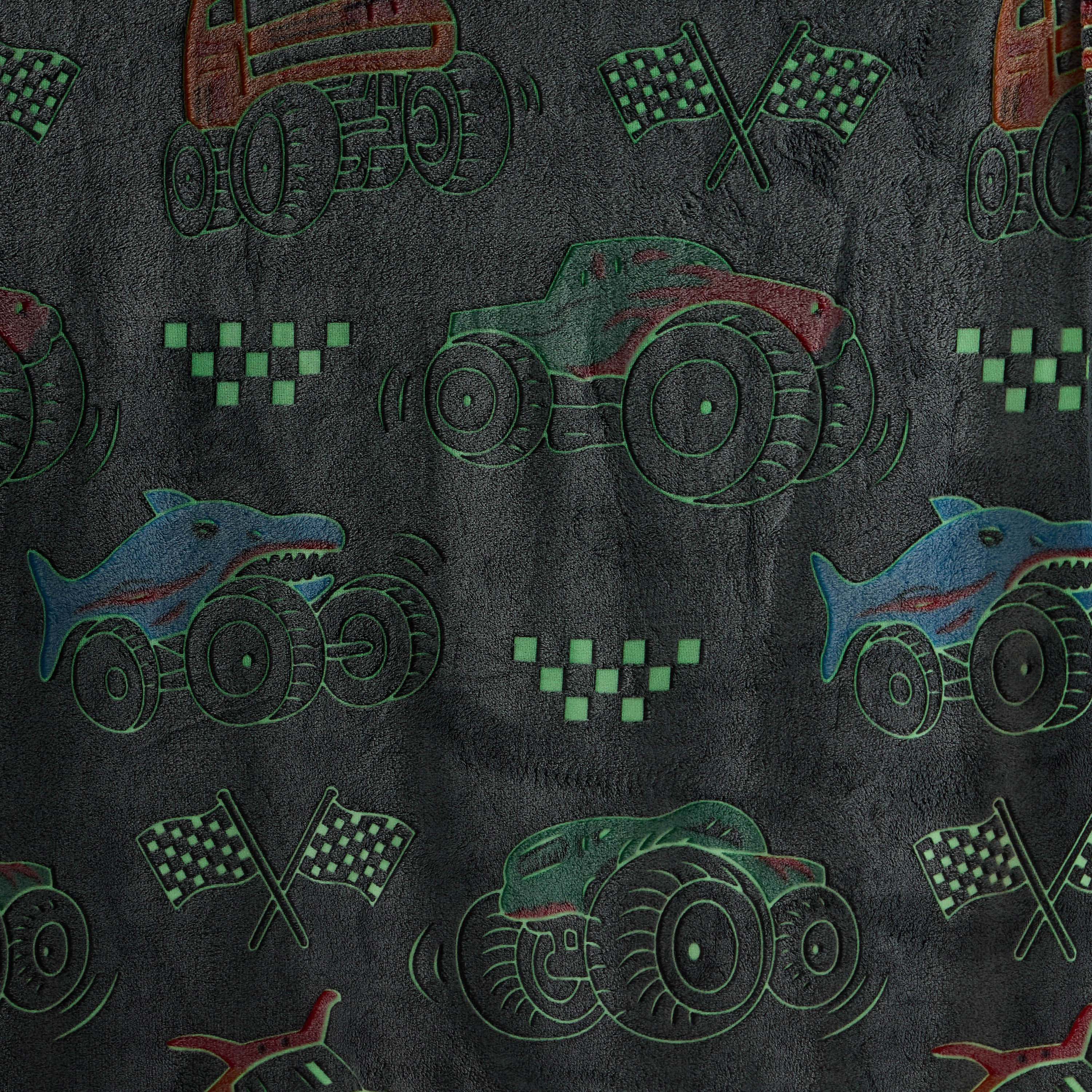 Juniors Raschel Blanket with Glow in the Dark Car Print, 150x200 cm-baby-nursery-blanketsandswaddles-blanketsandquilts-image-6