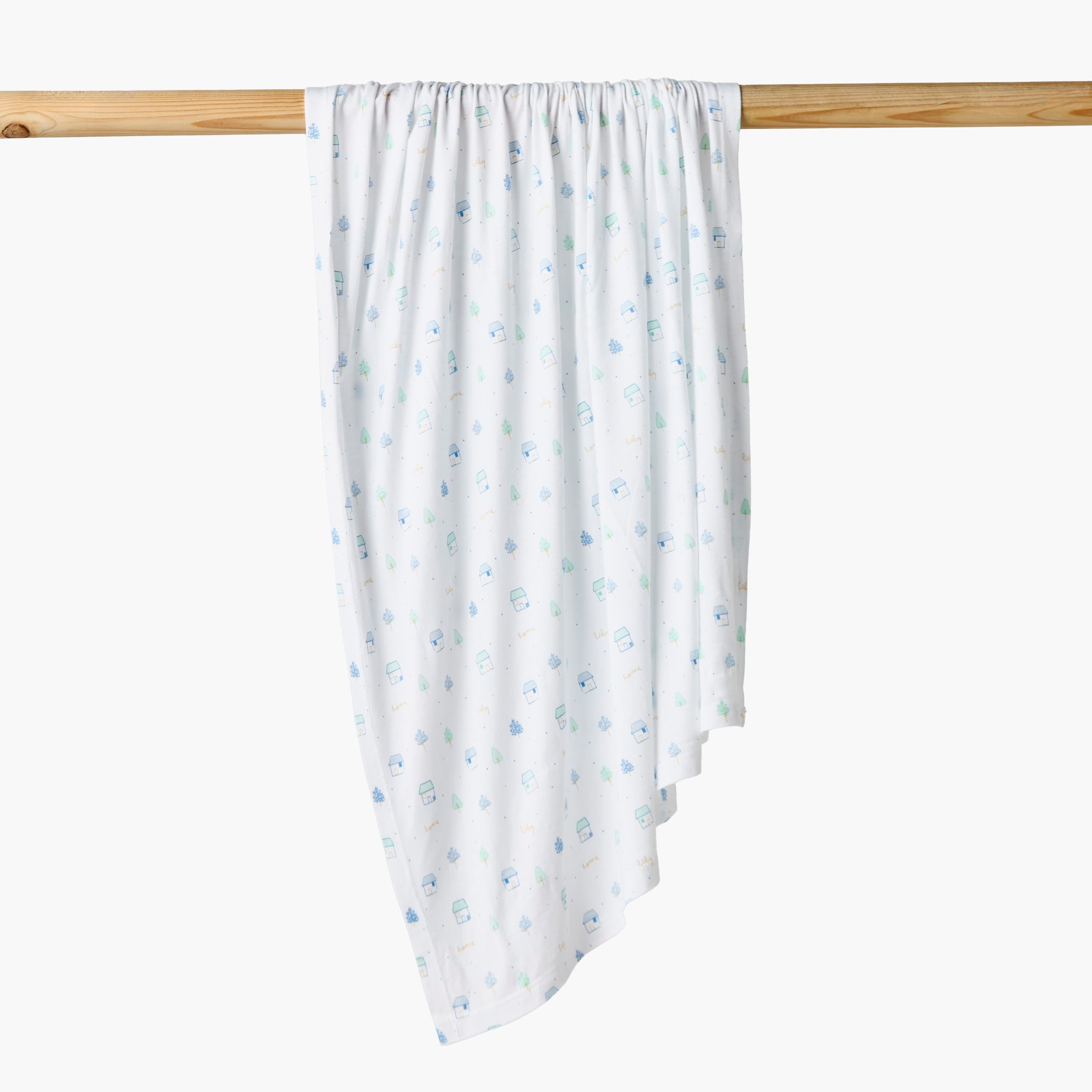 بطانية بطبعات مع قبعة متطابقة من جونيورز-baby-nursery-blanketsandswaddles-blanketsandquilts-image-3