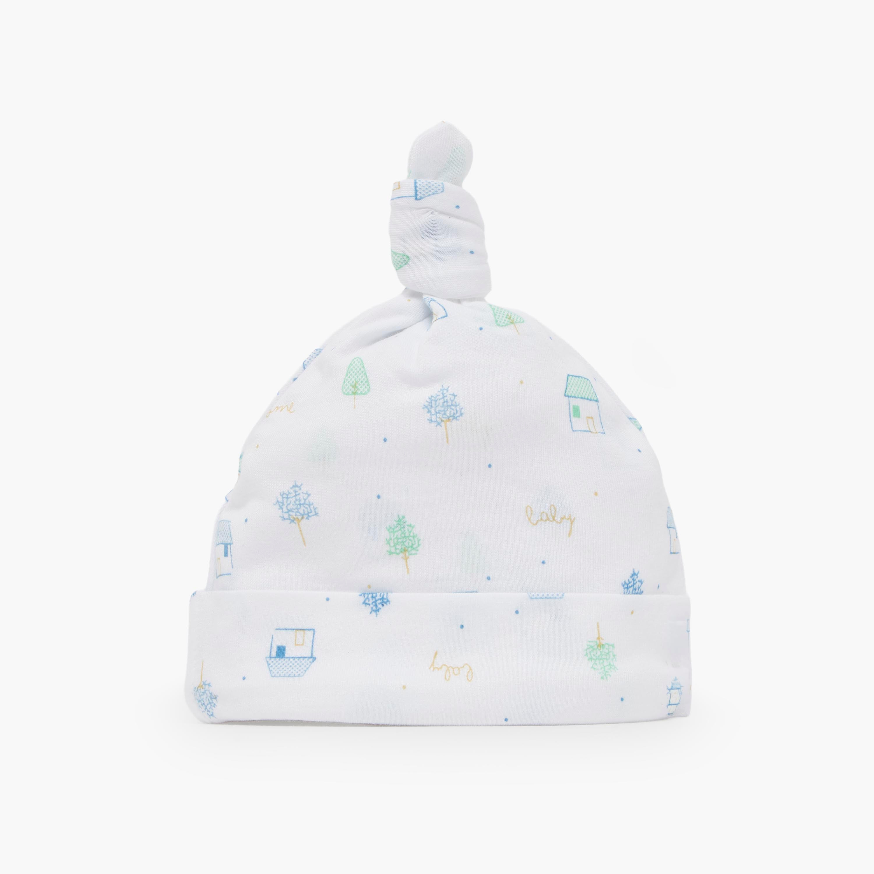 بطانية بطبعات مع قبعة متطابقة من جونيورز-baby-nursery-blanketsandswaddles-blanketsandquilts-image-6