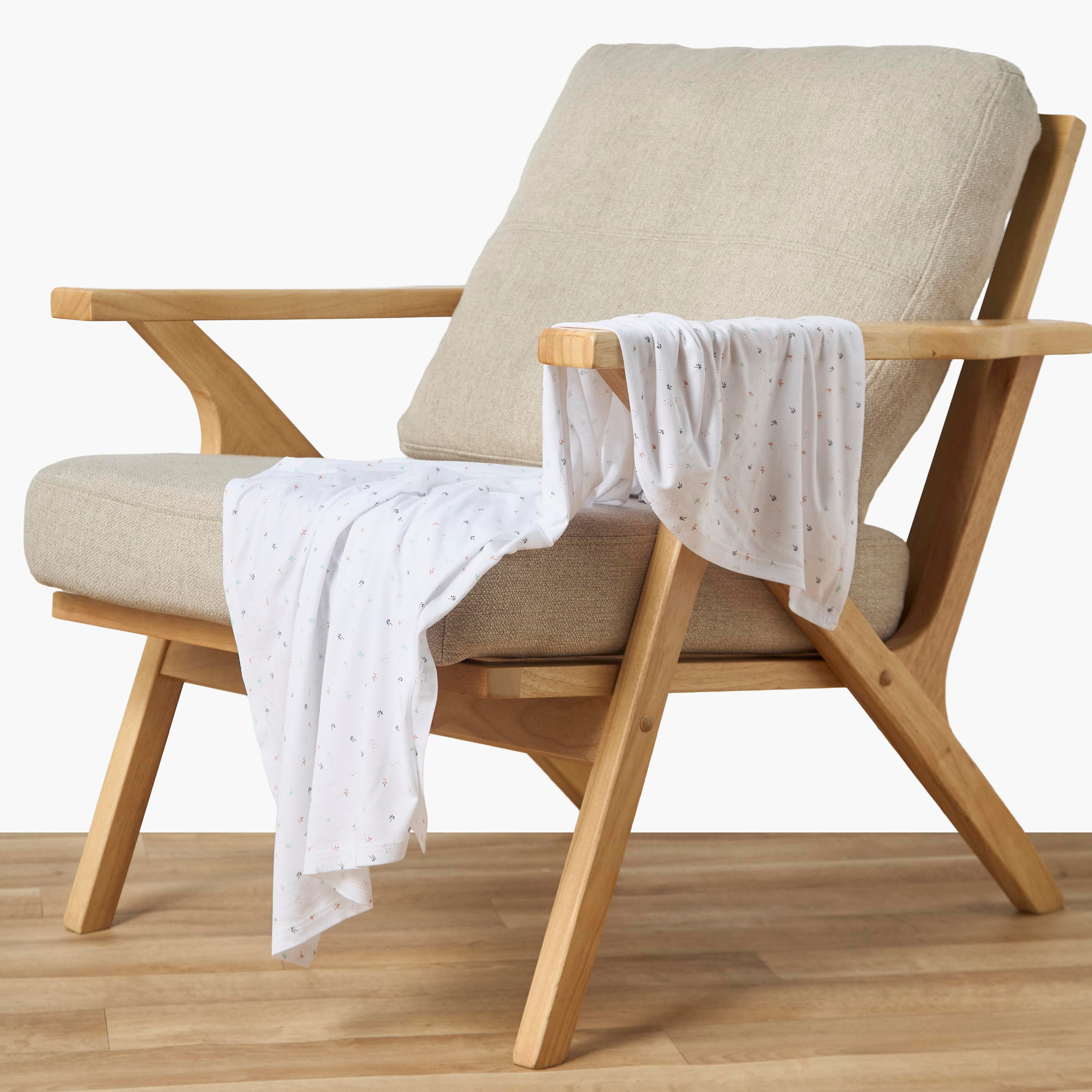 بطانية بطبعات مع قبعة متطابقة من جونيورز-baby-nursery-blanketsandswaddles-blanketsandquilts-image-2
