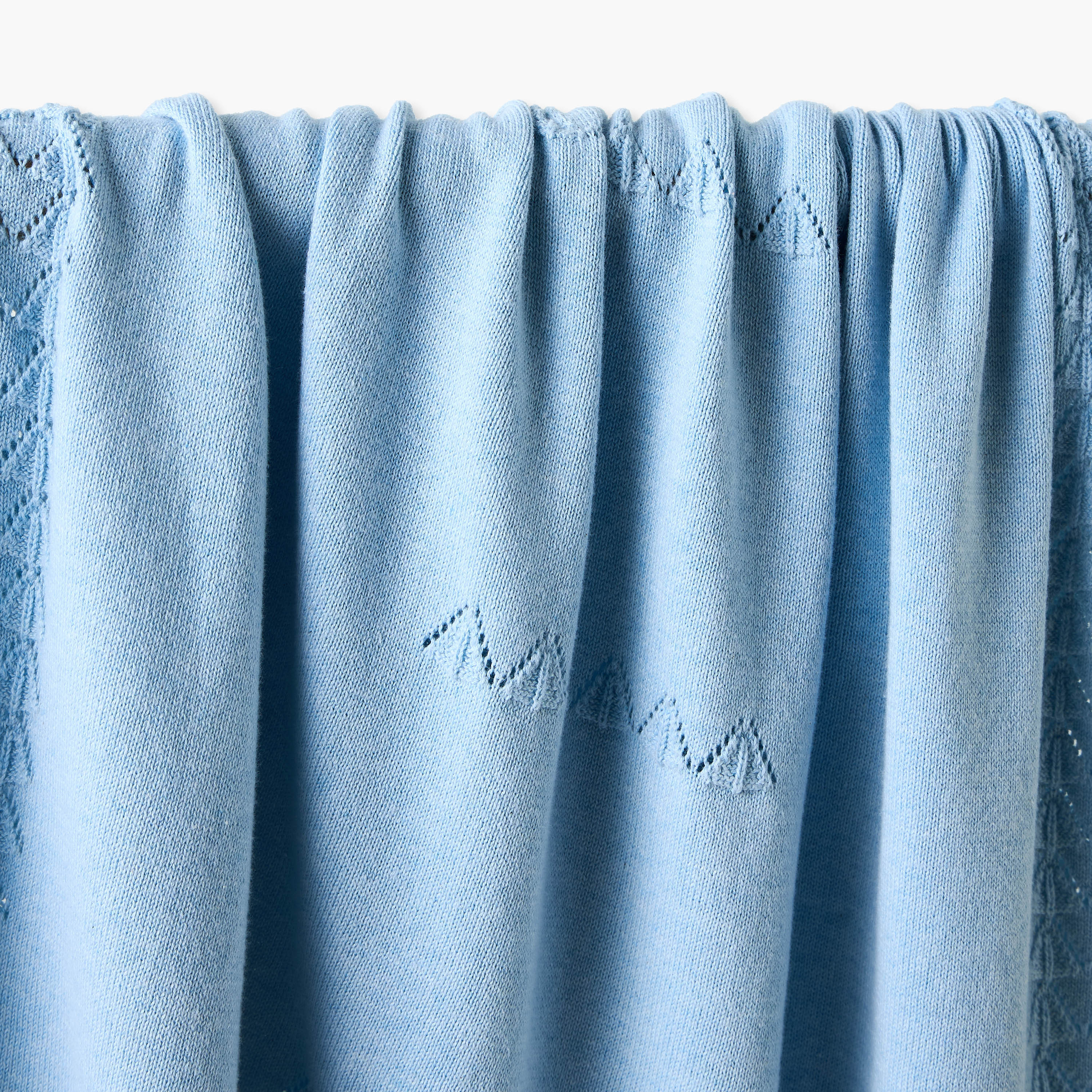 بطانية قطن بتفاصيل دانتيل من جيجلز - 80x100 سم-baby-nursery-blanketsandswaddles-receivingblankets-image-4