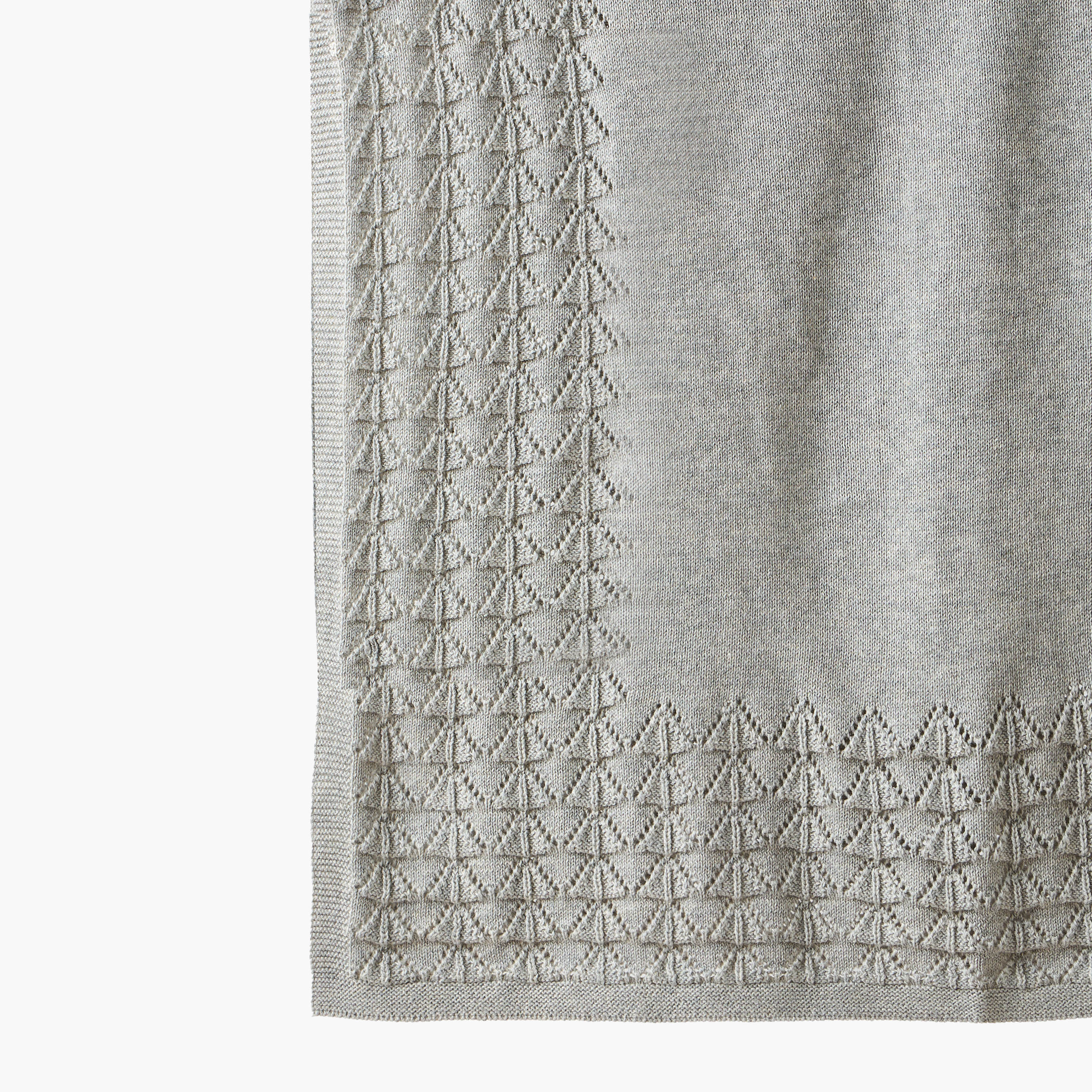 بطانية قطن بتفاصيل دانتيل من جيجلز - 80x100 سم-baby-nursery-blanketsandswaddles-receivingblankets-image-4