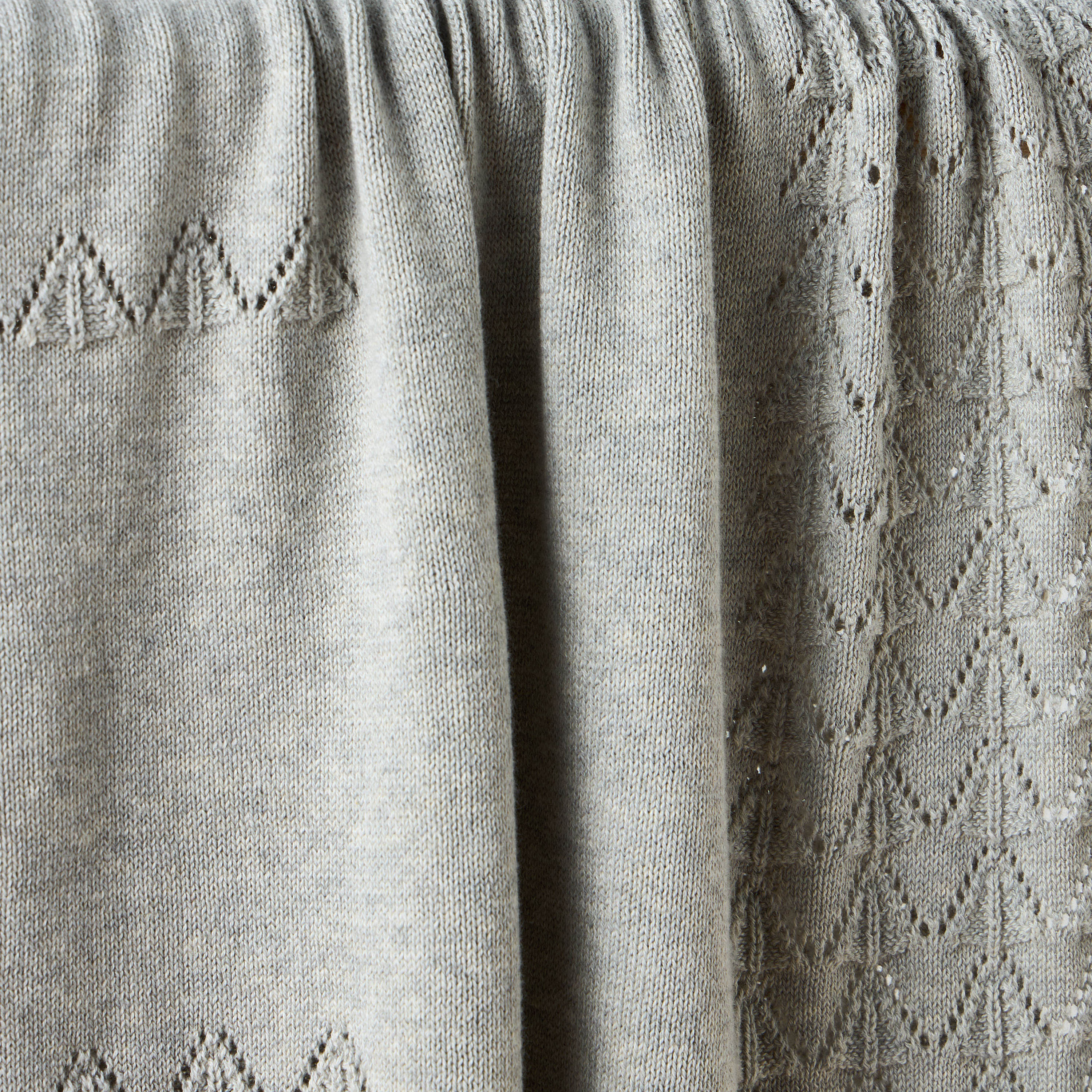 بطانية قطن بتفاصيل دانتيل من جيجلز - 80x100 سم-baby-nursery-blanketsandswaddles-receivingblankets-image-5