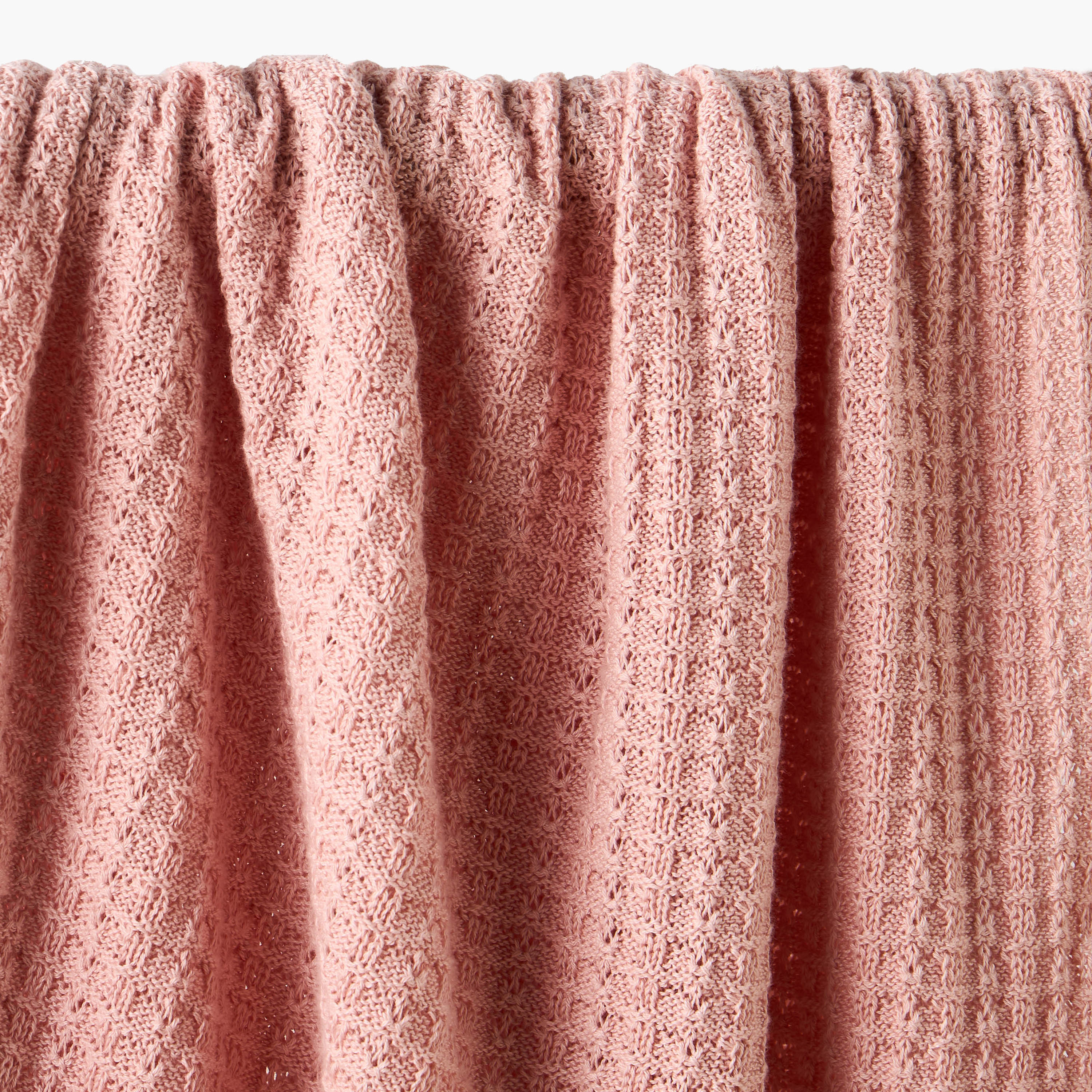 بطانية قطن بتفاصيل دانتيل من جيجلز - 80x100 سم-baby-nursery-blanketsandswaddles-receivingblankets-image-3