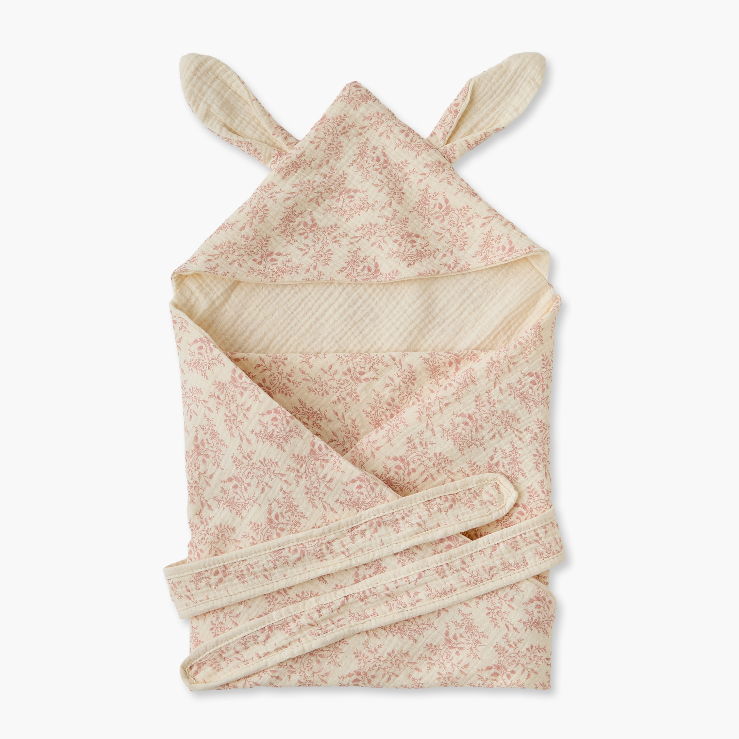 Juniors Cotton Hooded Receiving Blanket - 90x90 cm-baby-nursery-blanketsandswaddles-blanketsandquilts-image-7