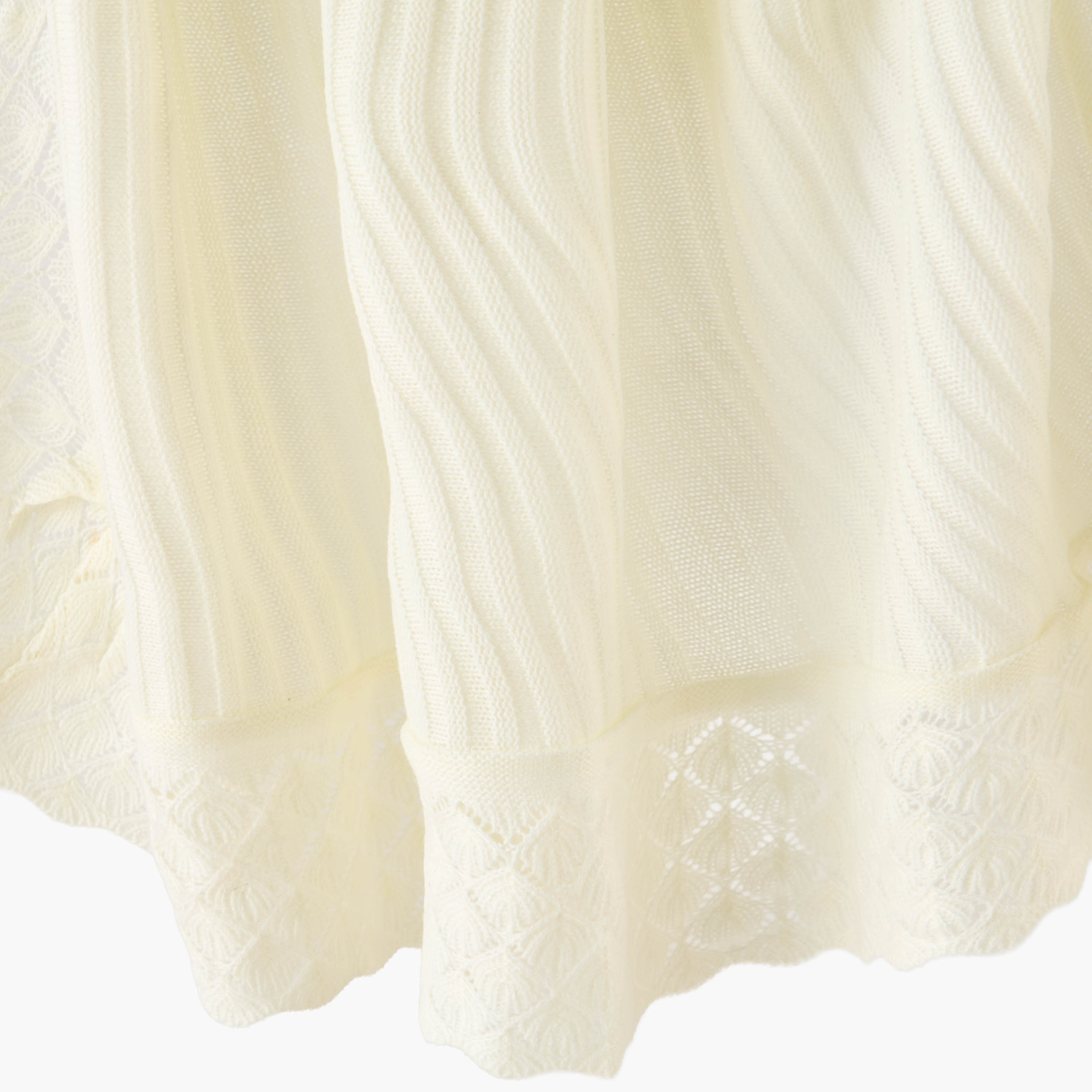 Giggles Acrylic Lace Trim Blanket - 100x100 cm-baby-nursery-blanketsandswaddles-receivingblankets-image-4