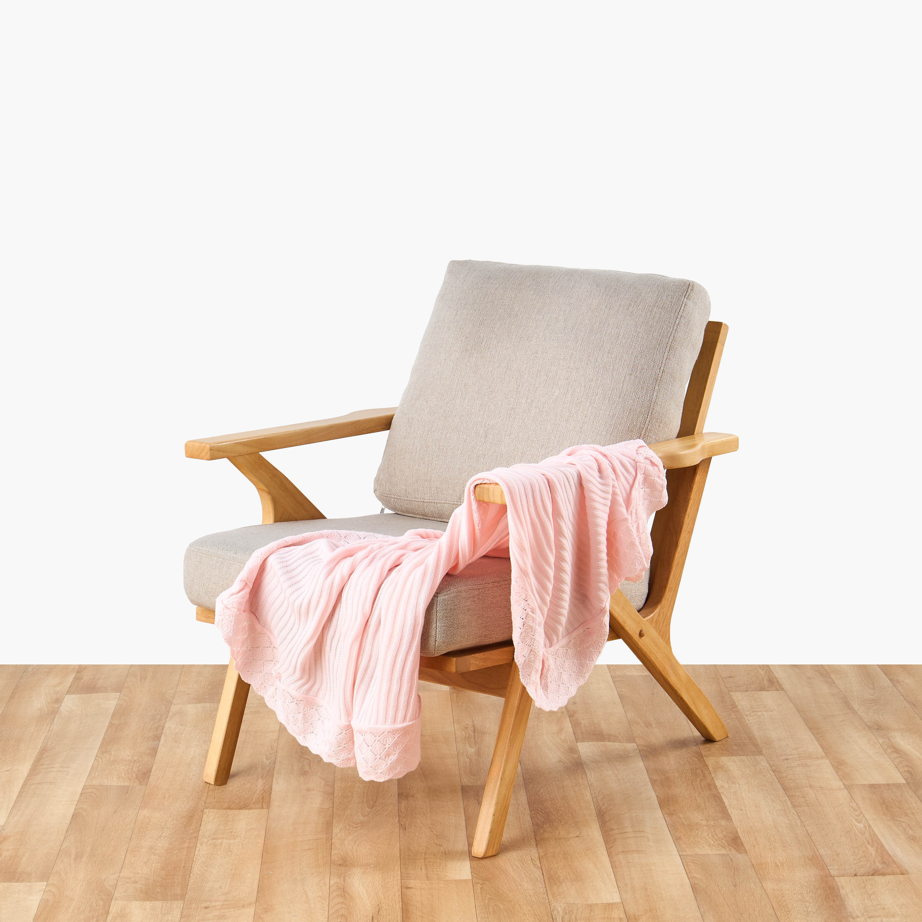 Giggles Acrylic Lace Trim Blanket - 100x100 cm-baby-nursery-blanketsandswaddles-receivingblankets-image-2
