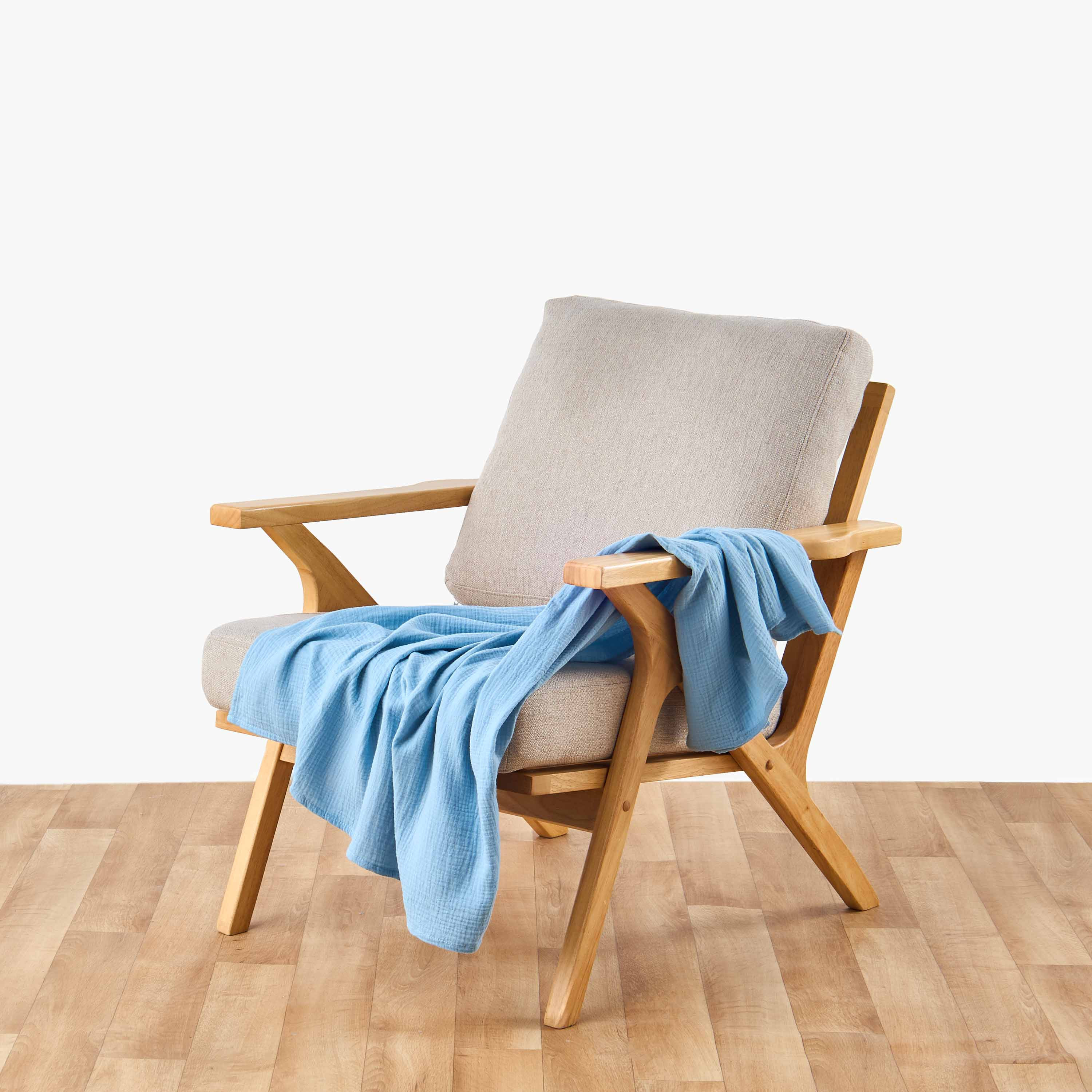 طقم 2 لفافة أطفال موسلين بملمس بارز من جيجلز - 100×100 سم-baby-nursery-blanketsandswaddles-swaddlesandsleepingbags-image-2