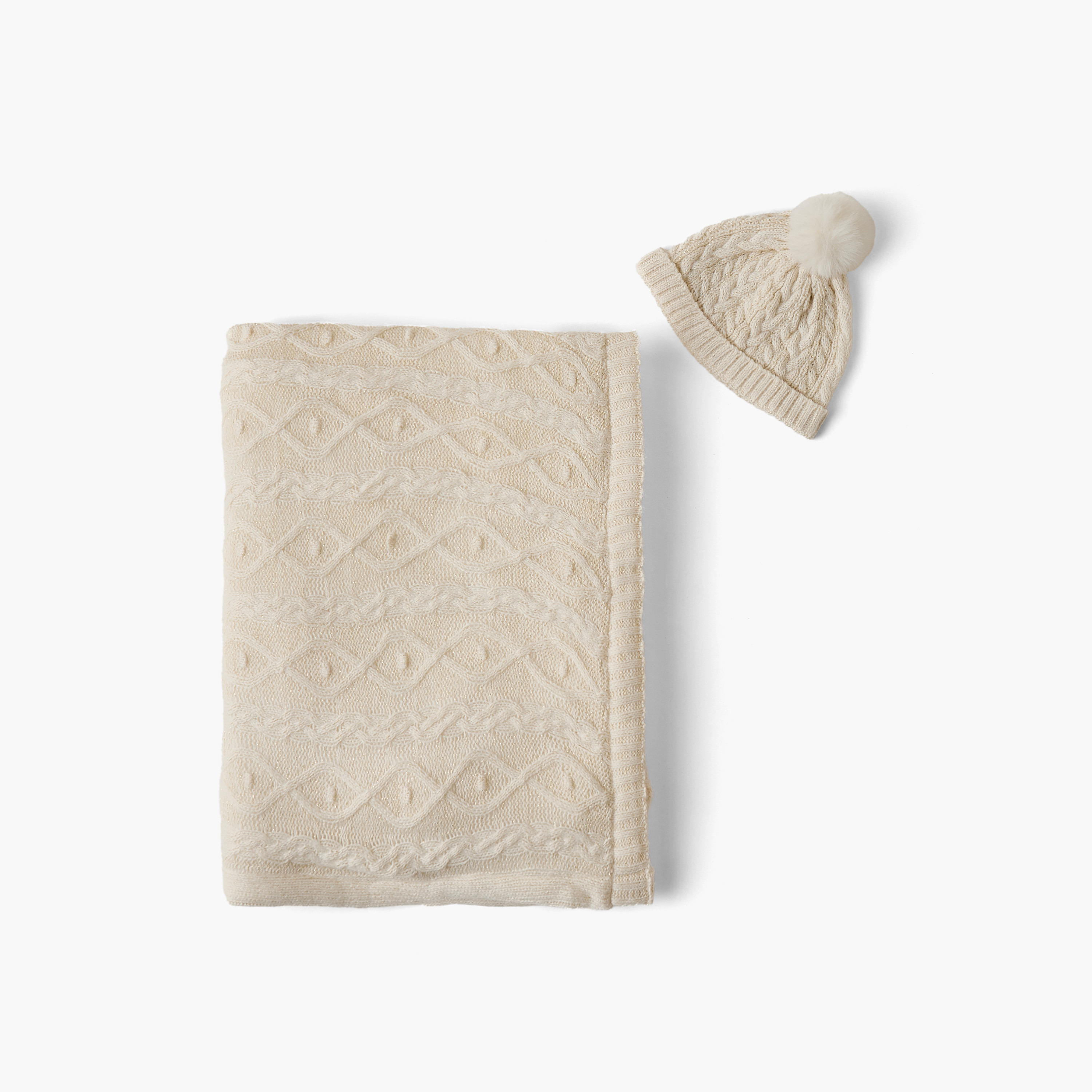 Giggles Lurex Soft Touch Blanket with Cap - 80x100 cm-baby-nursery-blanketsandswaddles-receivingblankets-image-3