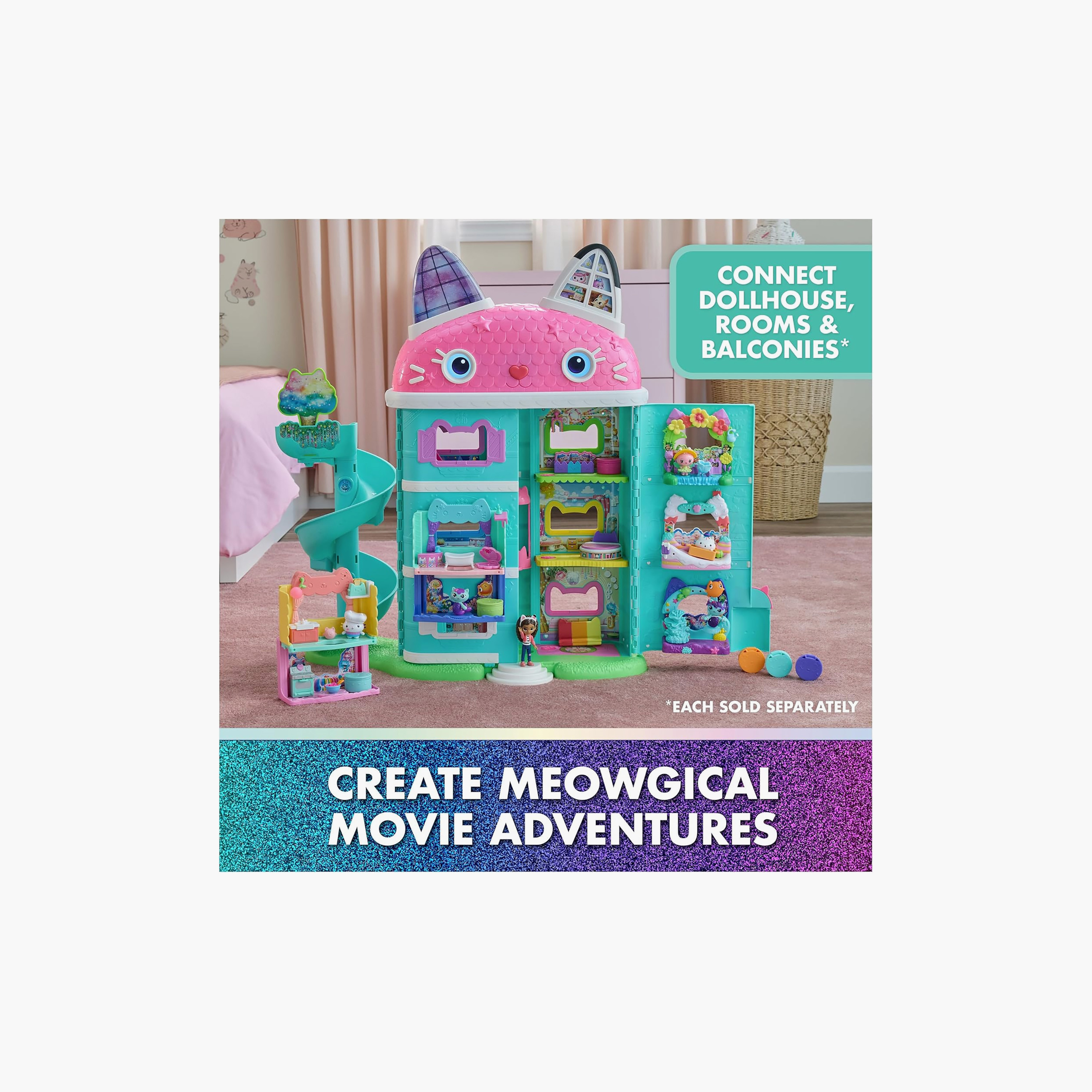 حمام ميركات الرائع "سبا-ووسوم" من فيلم غابيز دول هاوس-toys-dollsandplaysets-dollplaysets-image-7