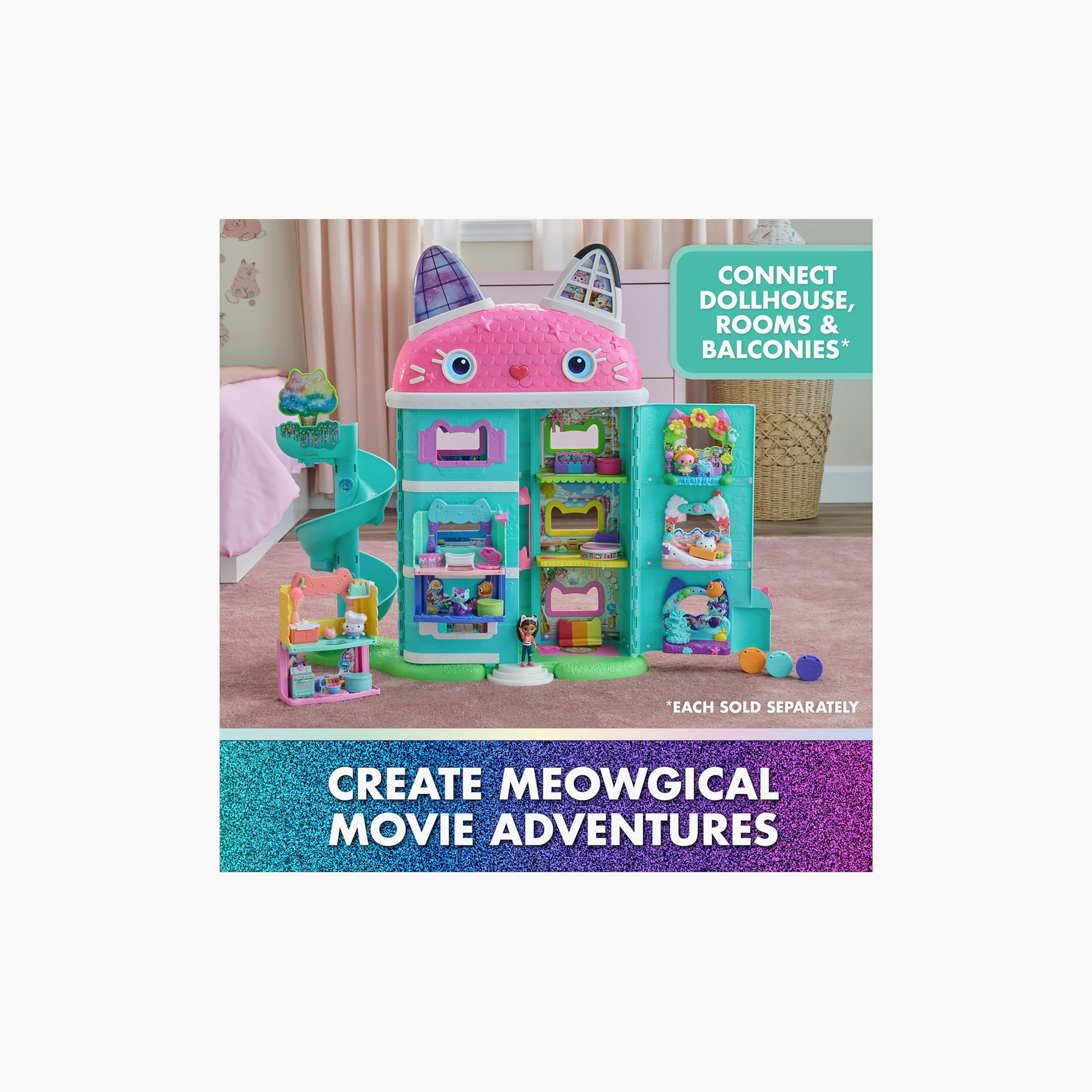شرفة حلويات كيكي كات من فيلم غابيز دول هاوس-toys-dollsandplaysets-dollplaysets-image-10
