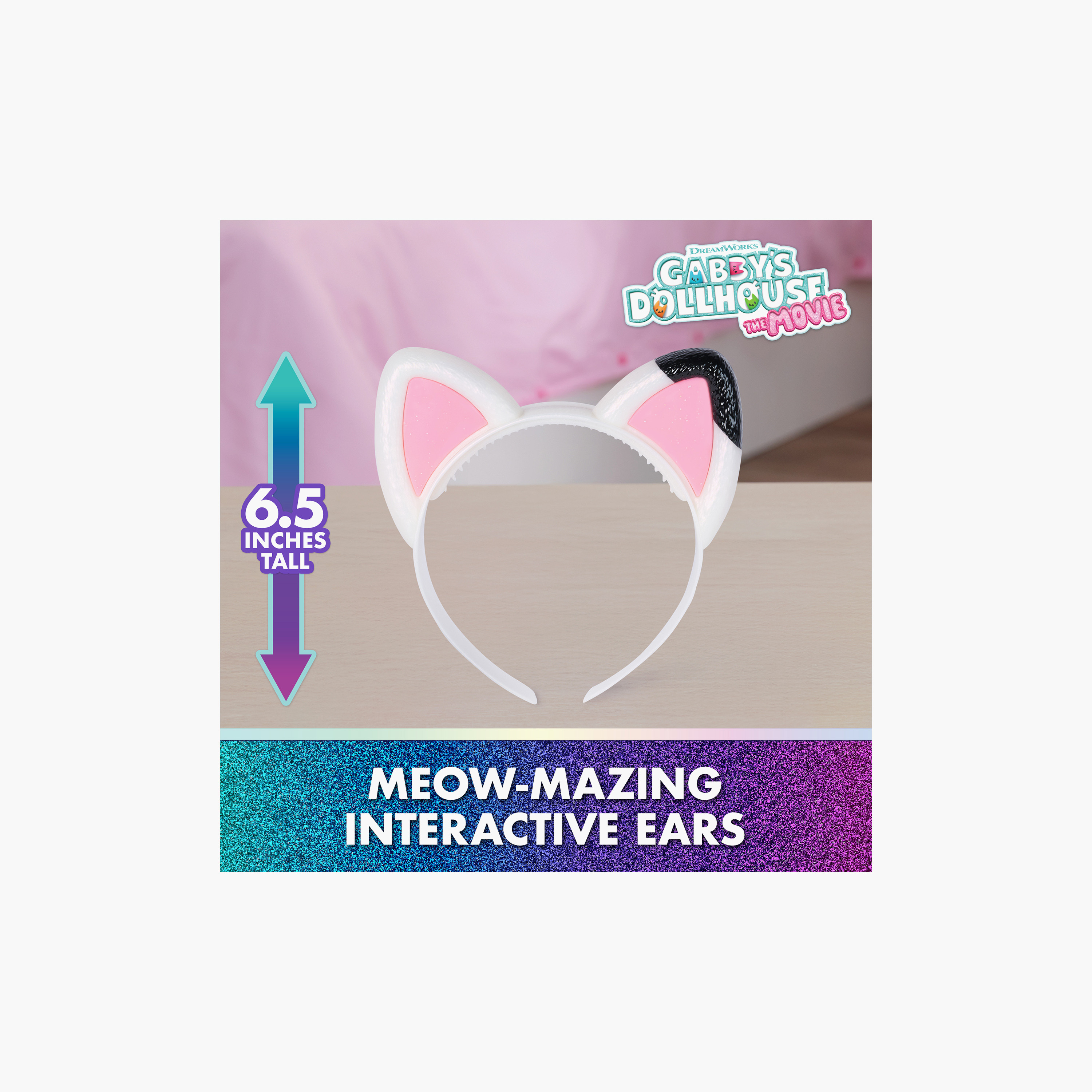Gabby's Dollhouse Meow Mazing Interactive Ears Headband-girls-accessories-hairaccessories-image-3