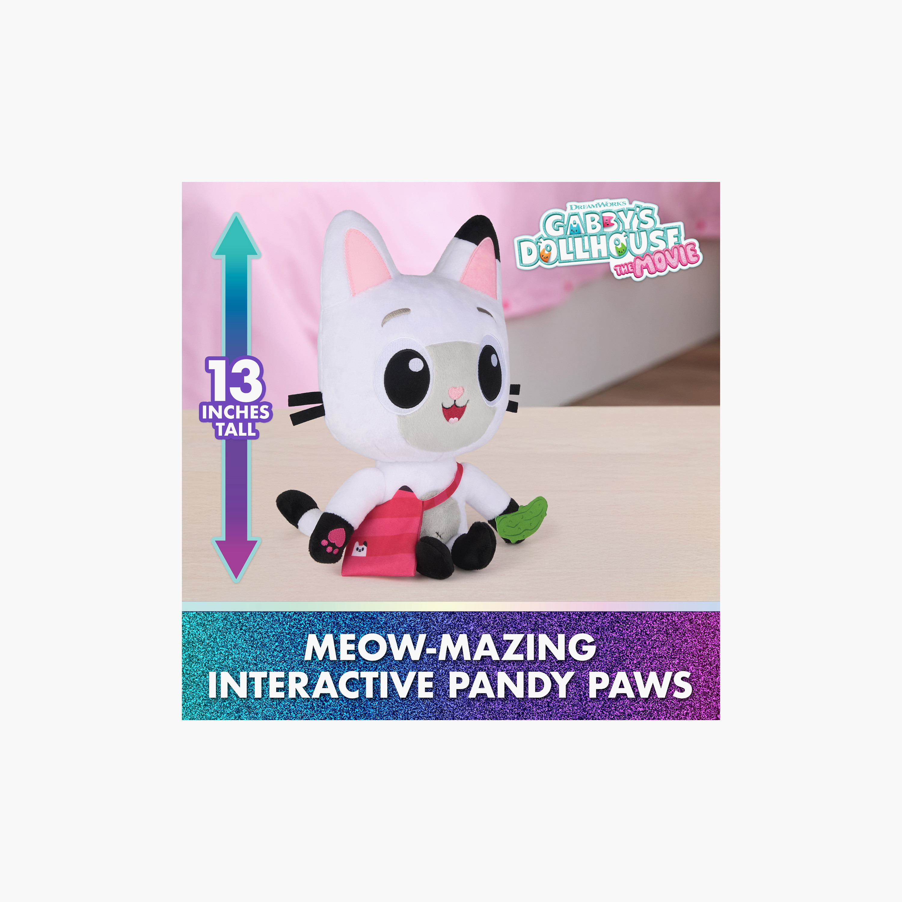 لعبة محشوة تفاعلية "باندي بوز" ناعمة من غابيز دول هاوس-toys-plushsofttoys-image-4