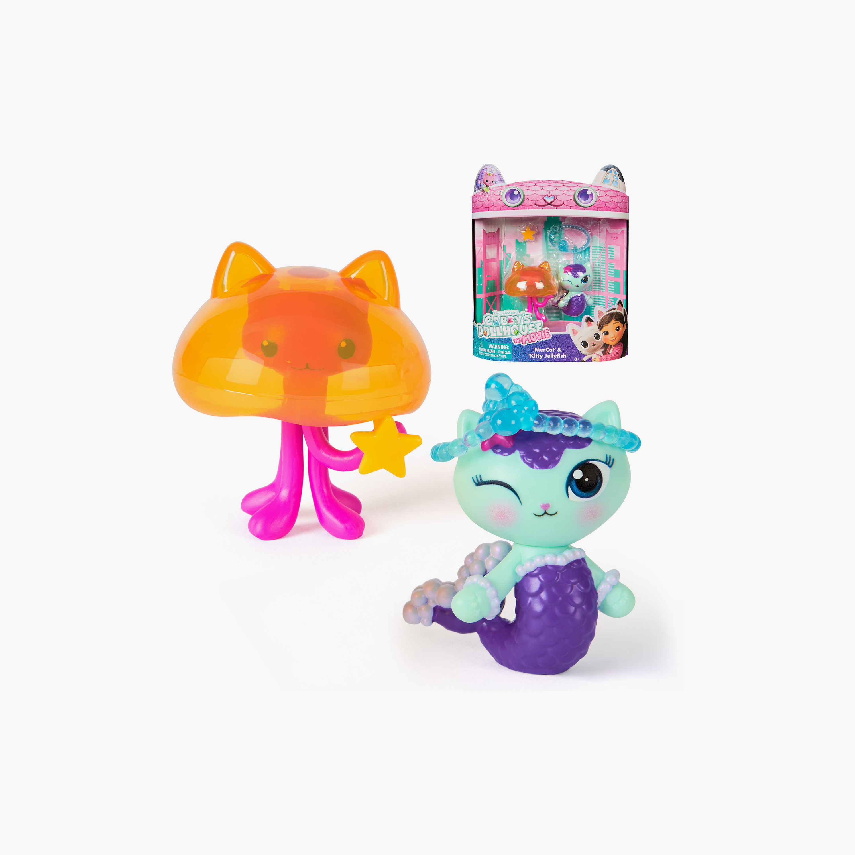 Gabby's Dollhouse Movie MerCat & Kitty Jellyfish-toys-playfigures-actionfigures-image-4