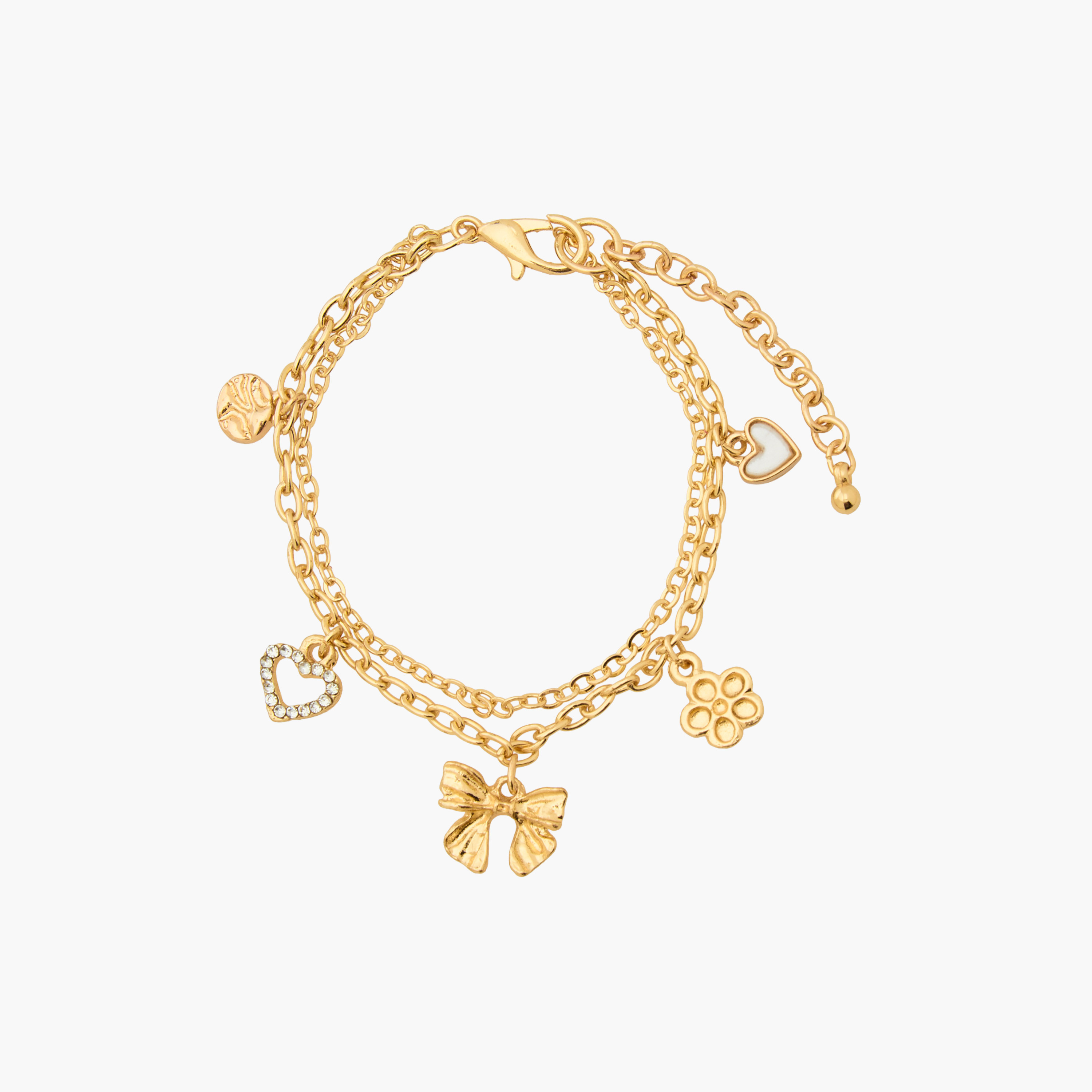 Set of 2 Charmz Necklace and Bracelet with Charm Accents-girls-accessories-jewellery-image-3