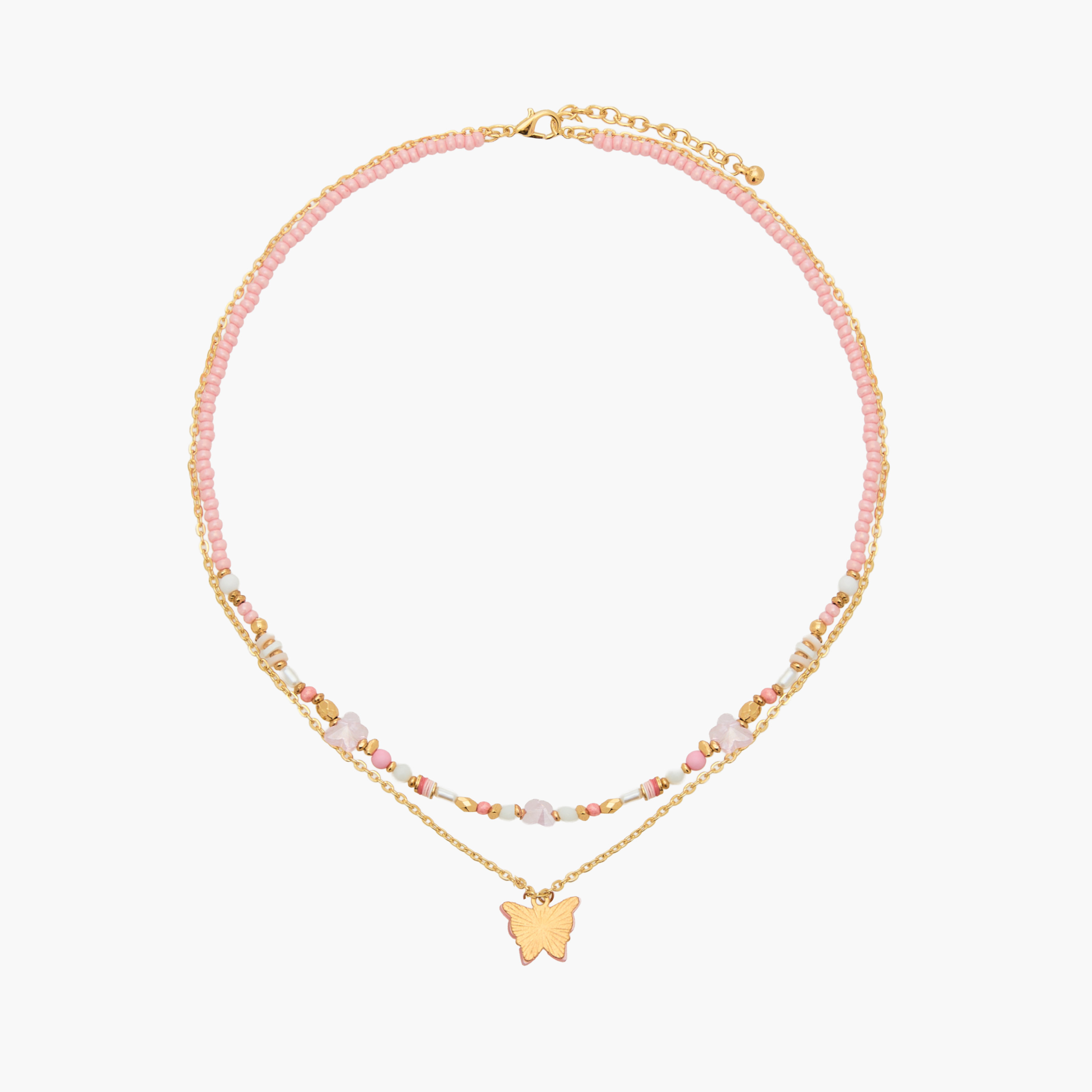 Charmz Necklace with Butterfly Charm Pendant-girls-accessories-jewellery-image-1