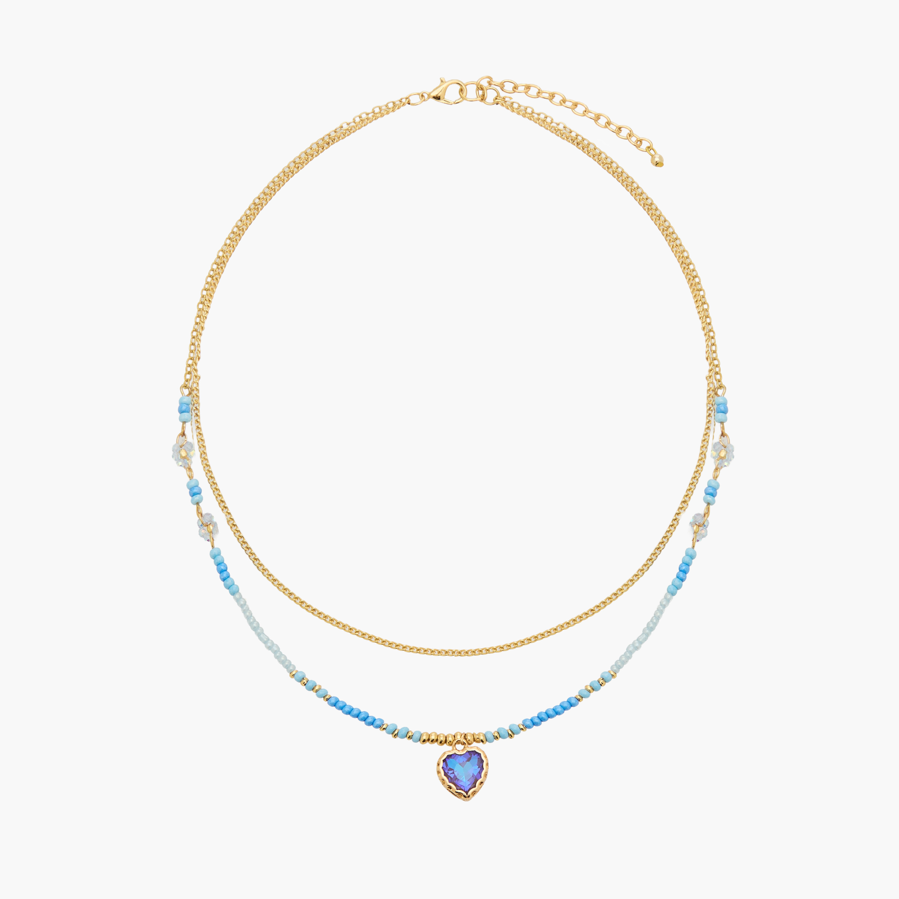 Charmz Necklace with Heart Charm Pendant-girls-accessories-jewellery-image-1