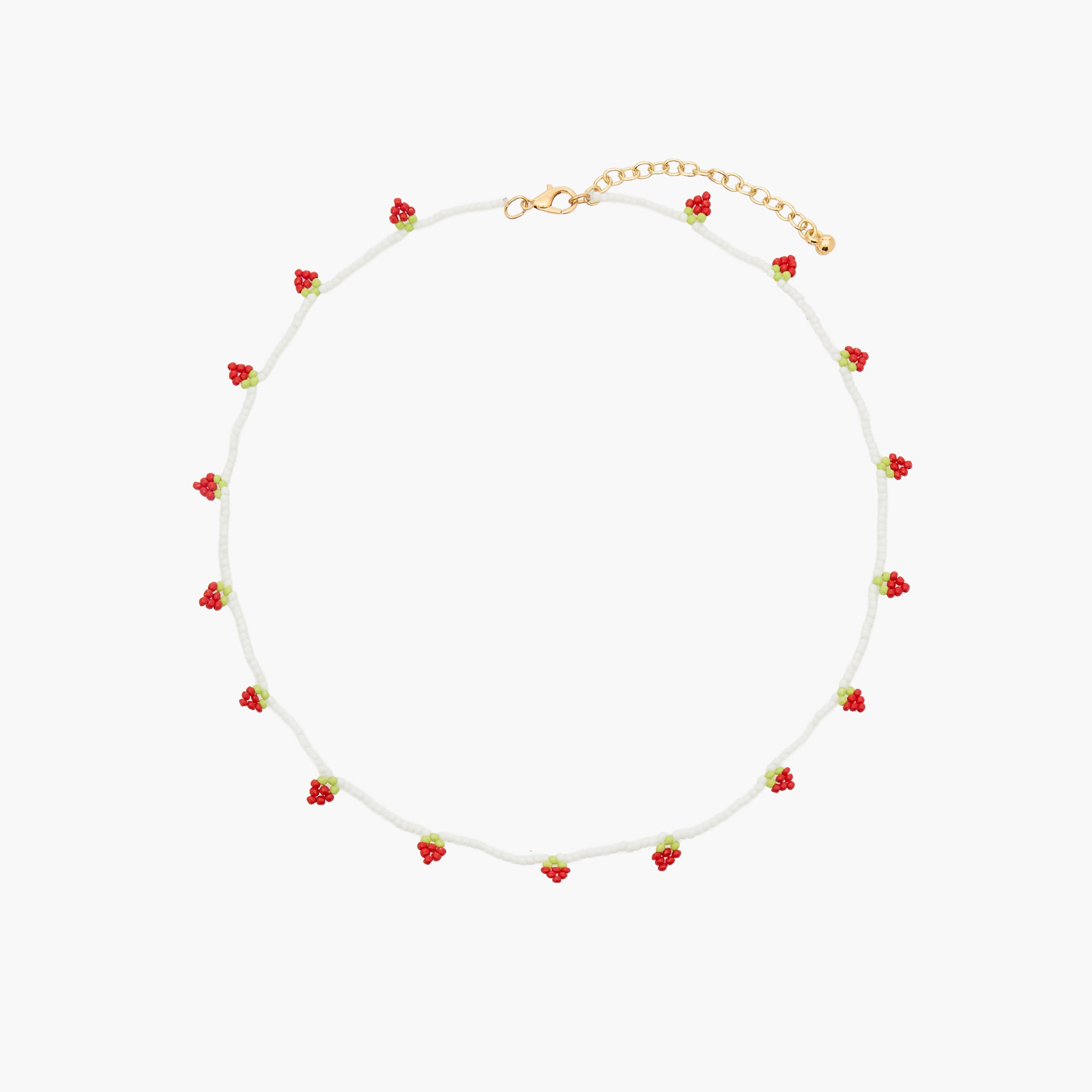 Charmz Necklace with Strawberry Bead Design-girls-accessories-jewellery-image-1