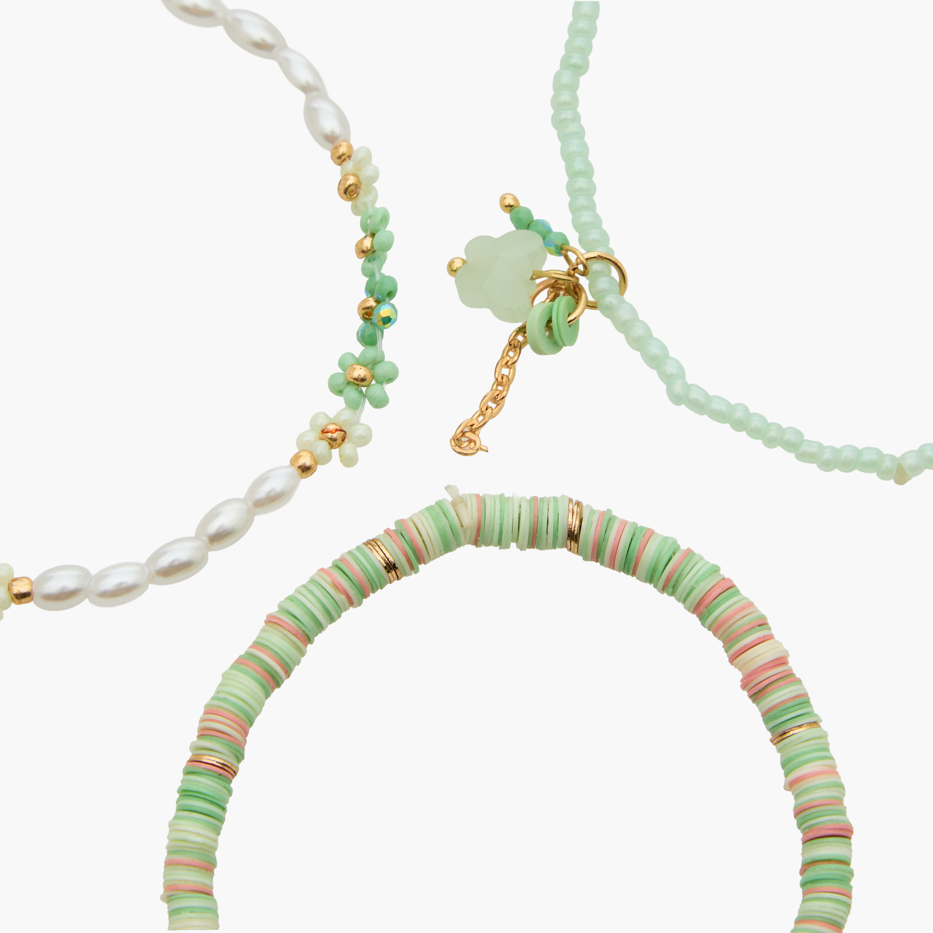 Pack of 3 Charmz Bracelet with Bead Design-girls-accessories-jewellery-image-9