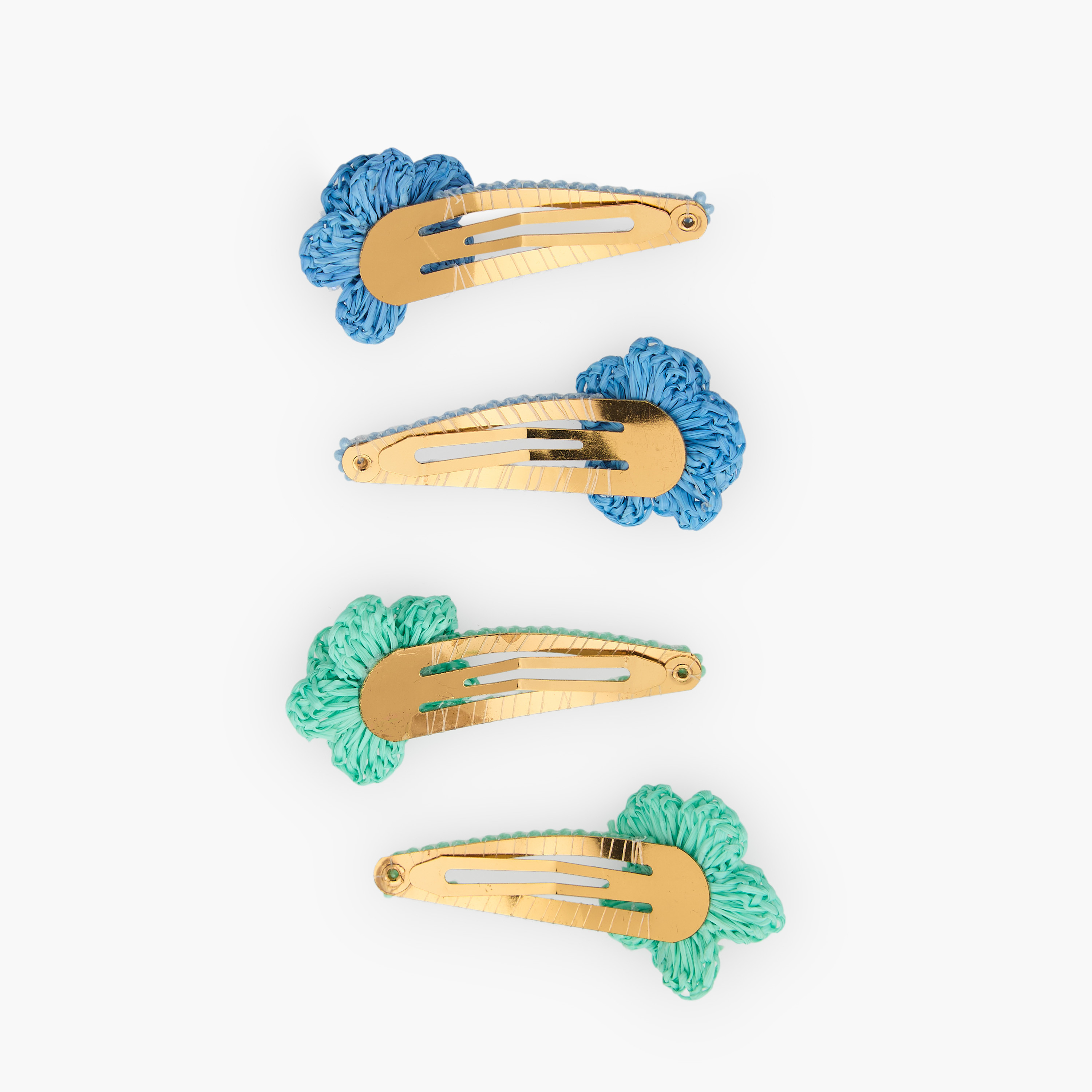 Pack of 4 Charmz Hair Clip with Floral Accent-girls-accessories-hairaccessories-image-2