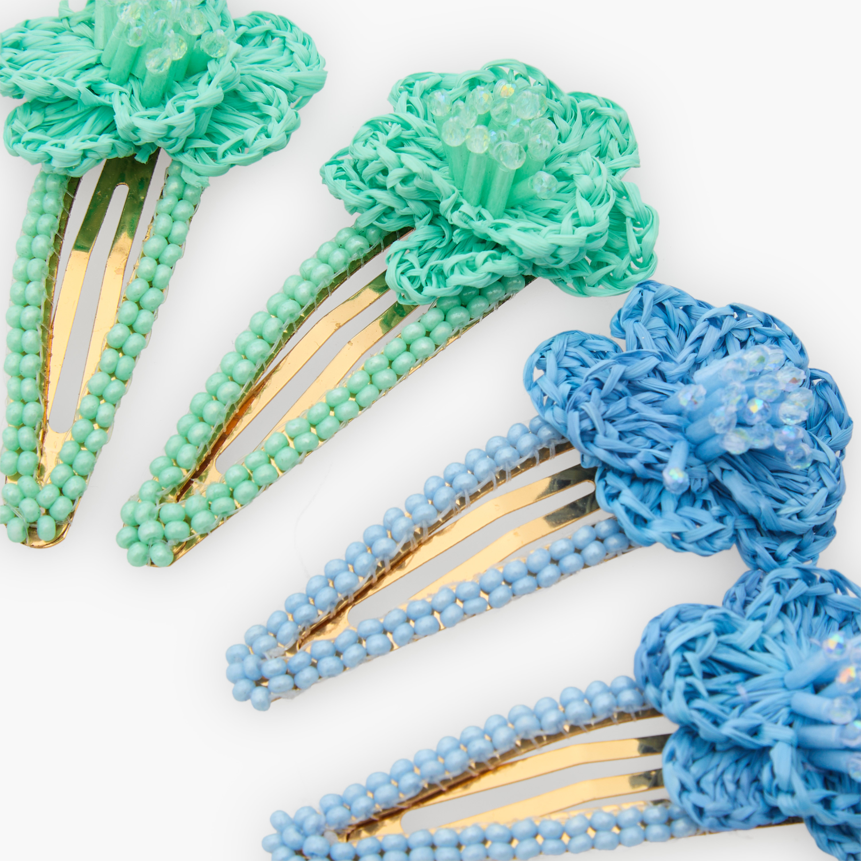 Pack of 4 Charmz Hair Clip with Floral Accent-girls-accessories-hairaccessories-image-5