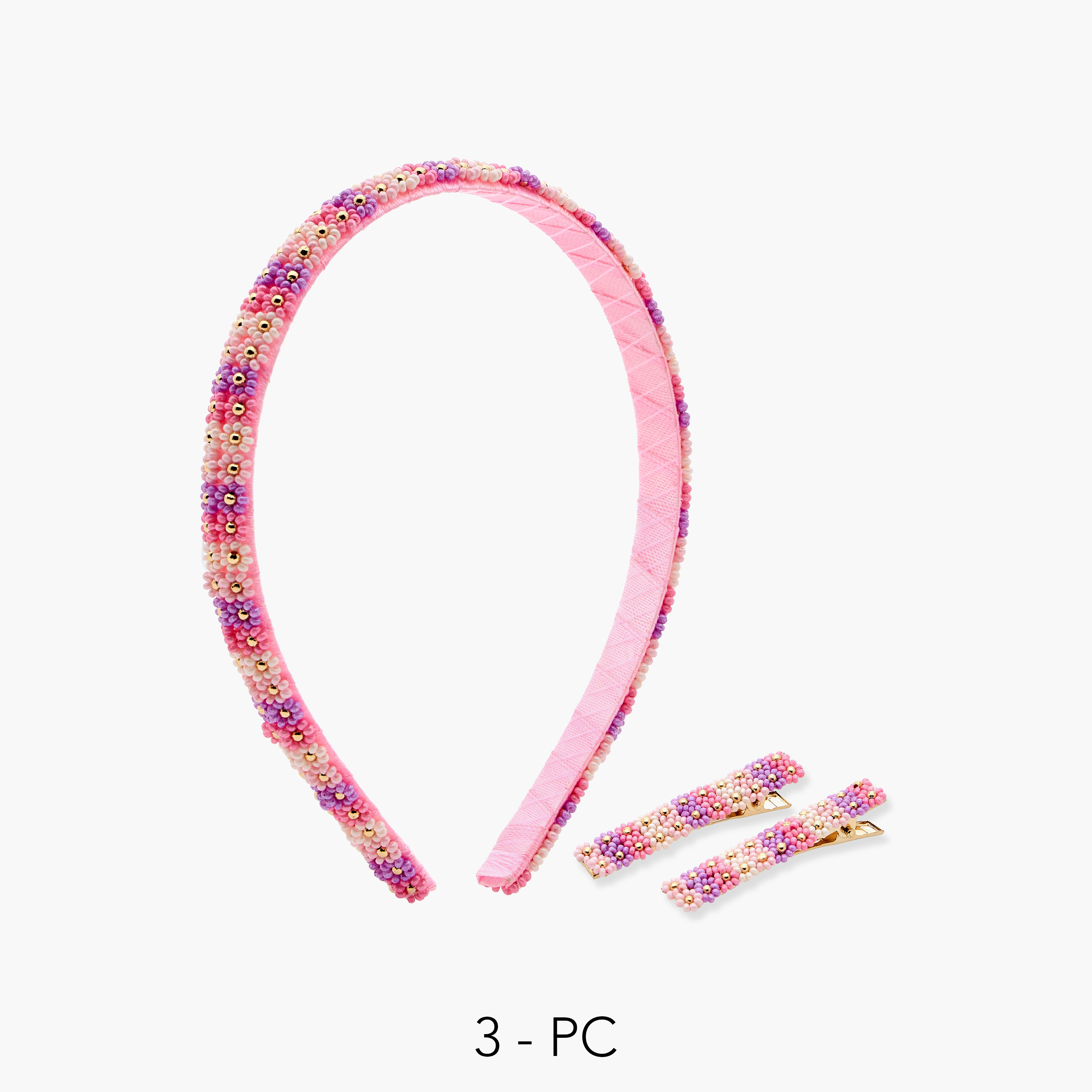Set of 3 Charmz Hair Accessory with Embellishment-girls-accessories-hairaccessories-image-1
