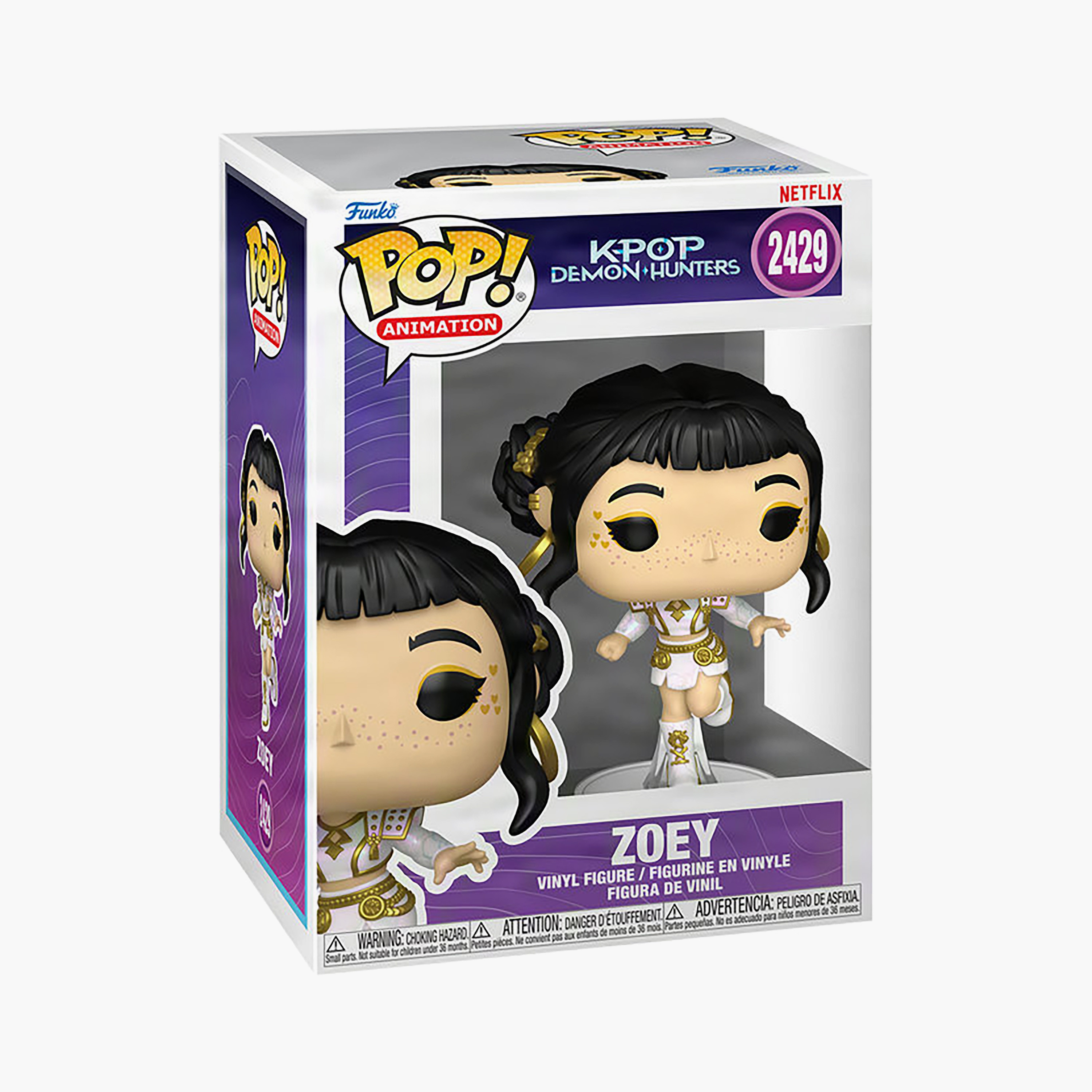 تمثال فينيل كي بوب ديمون هانترز زوي من فانكو بوب-toys-playfigures-actionfigures-image-3