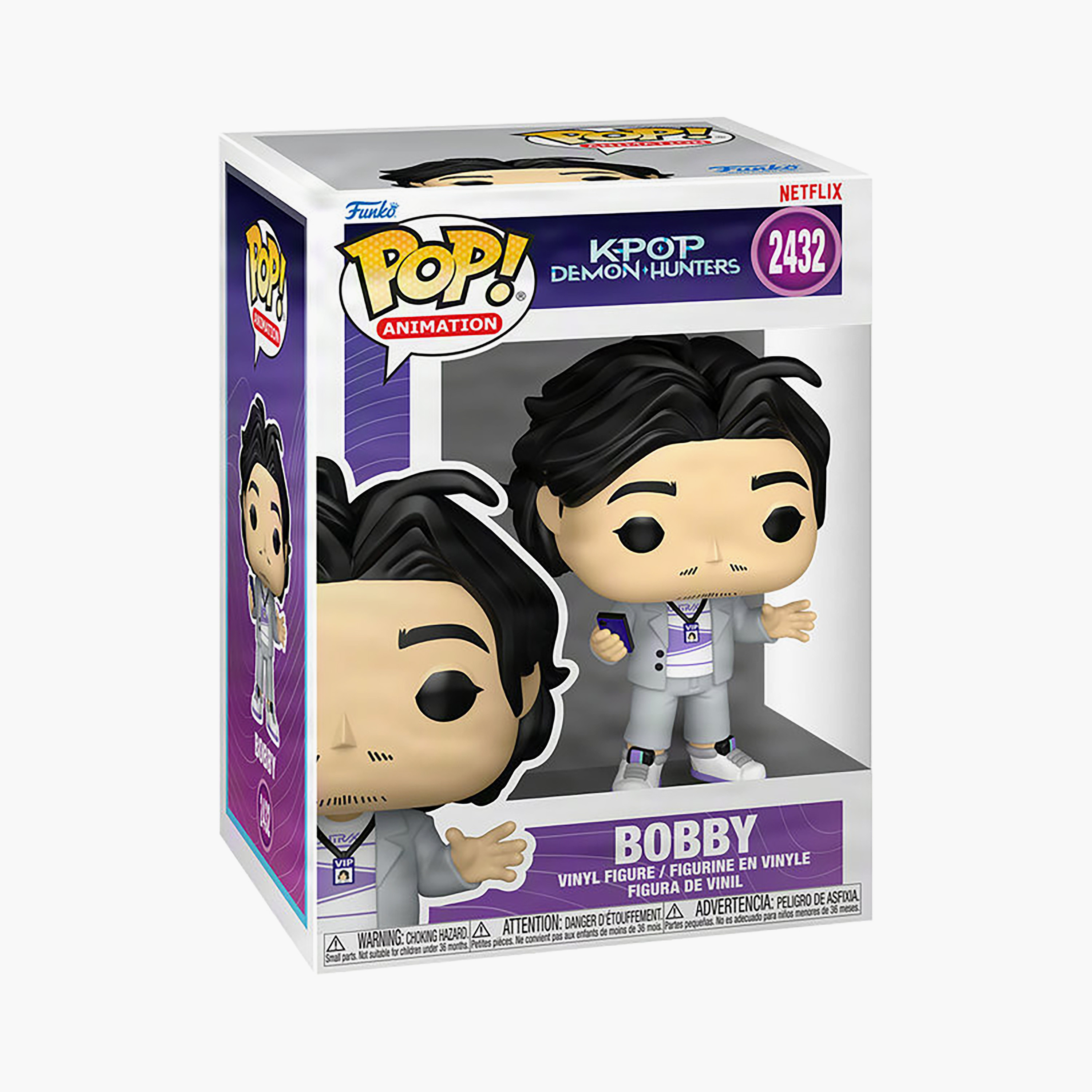 Funko Pop! KPop Demon Hunters Bobby Vinyl Figure-toys-playfigures-actionfigures-image-3