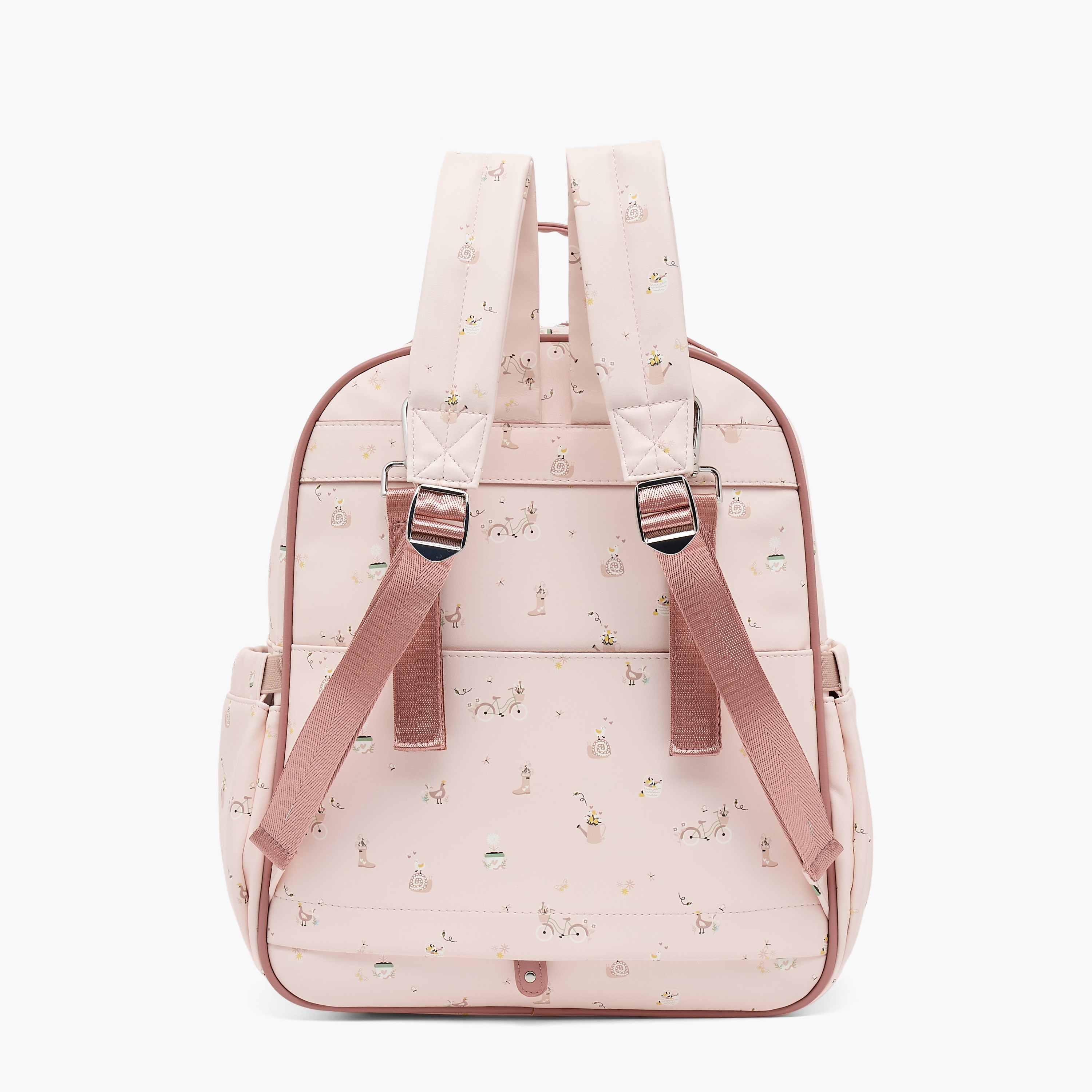 شنطة ظهر للحفّاضات بطبعات وحمّالات قابلة للتعديل من جيجلز-baby-gear-diaperbags-image-4