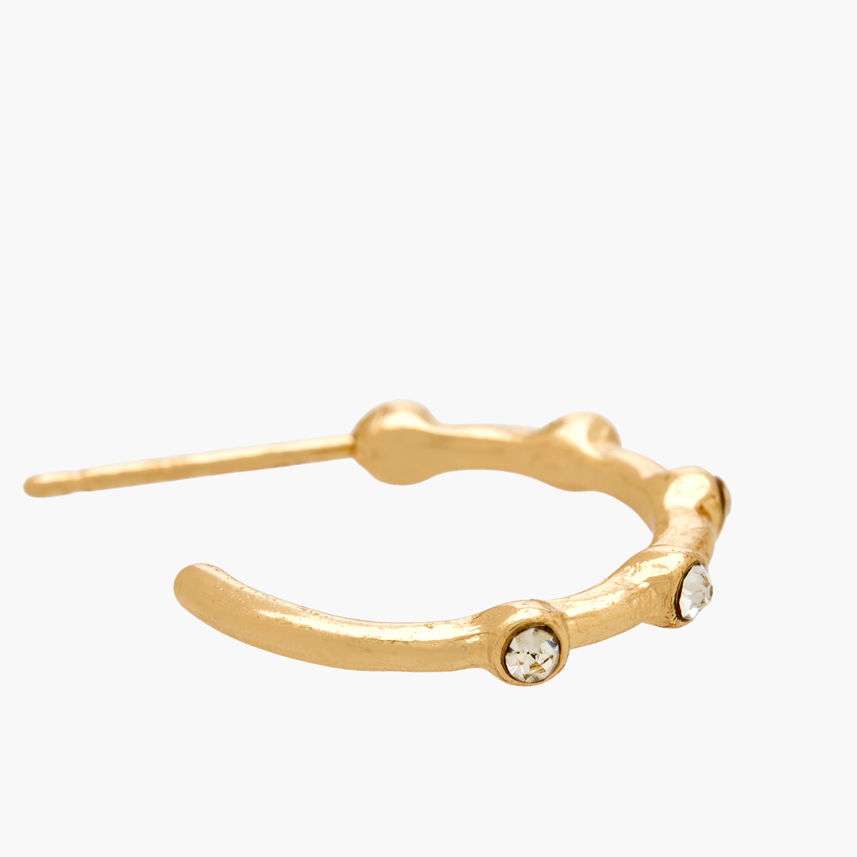 حلقان طوق ذهبية اللون بمكبس إغلاق خلفي - طقم من 3 أزواج-women-watchesandjewellery-jewellery-earrings-image-6