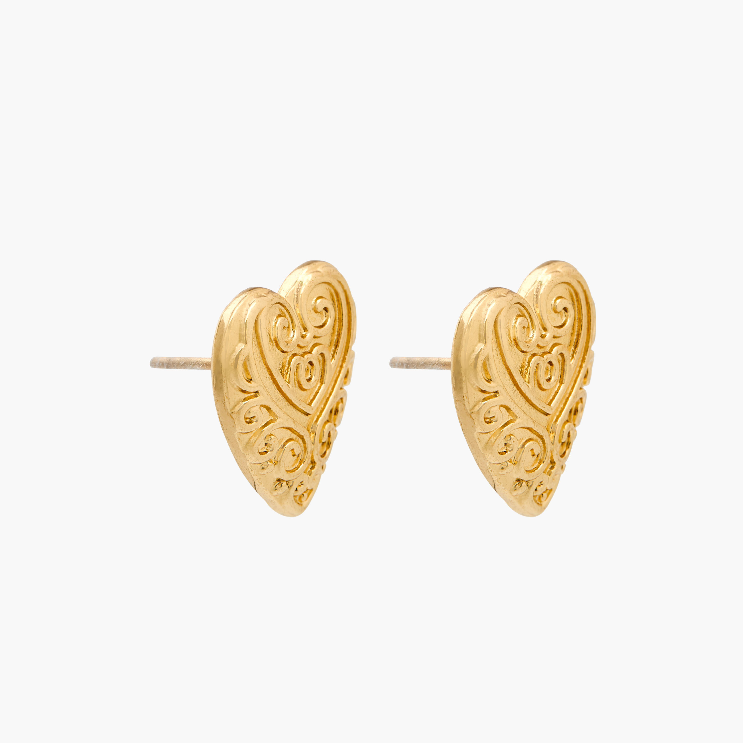 Pack of 3 Metallic Stud Earrings with Pushback Closure-women-watchesandjewellery-jewellery-earrings-image-2