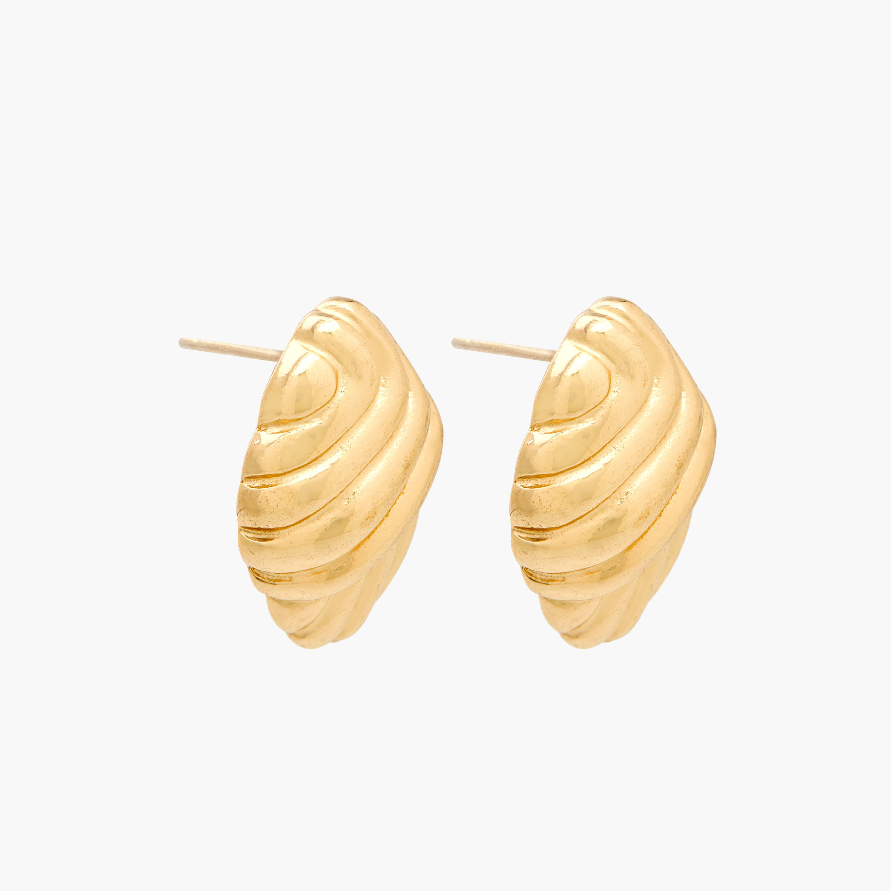 Pack of 3 Metallic Stud Earrings with Pushback Closure-women-watchesandjewellery-jewellery-earrings-image-3