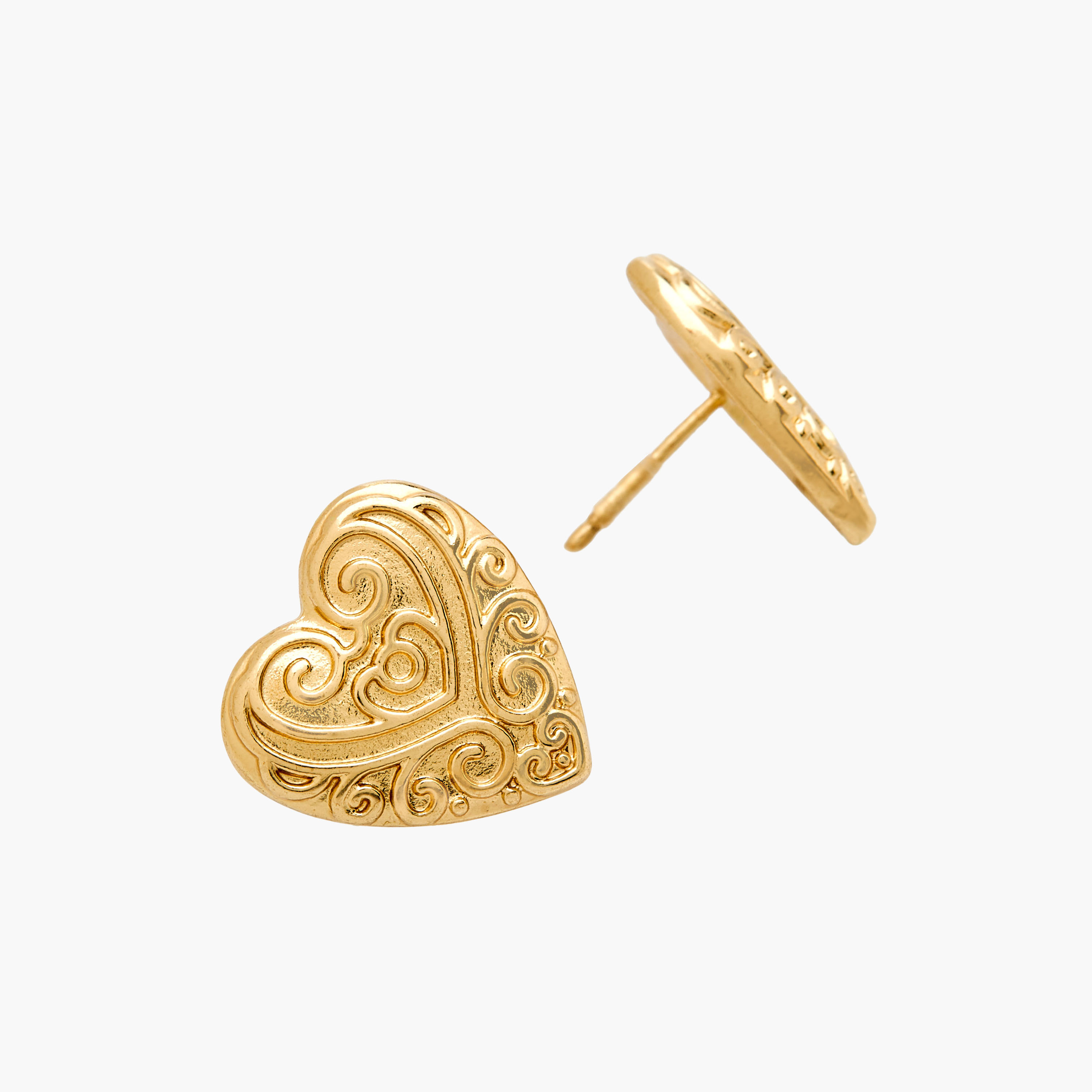 Pack of 3 Metallic Stud Earrings with Pushback Closure-women-watchesandjewellery-jewellery-earrings-image-5